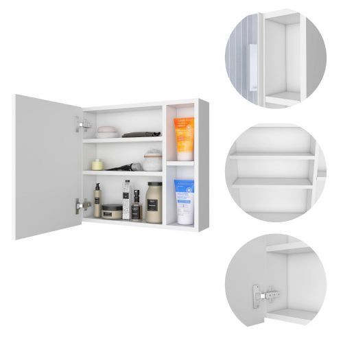 Designer × Homemade Myrick 2-Shelf Medicine Cabinet with Mirror White Size US L / EU 52-54 / 3 - 4 Thumbnail