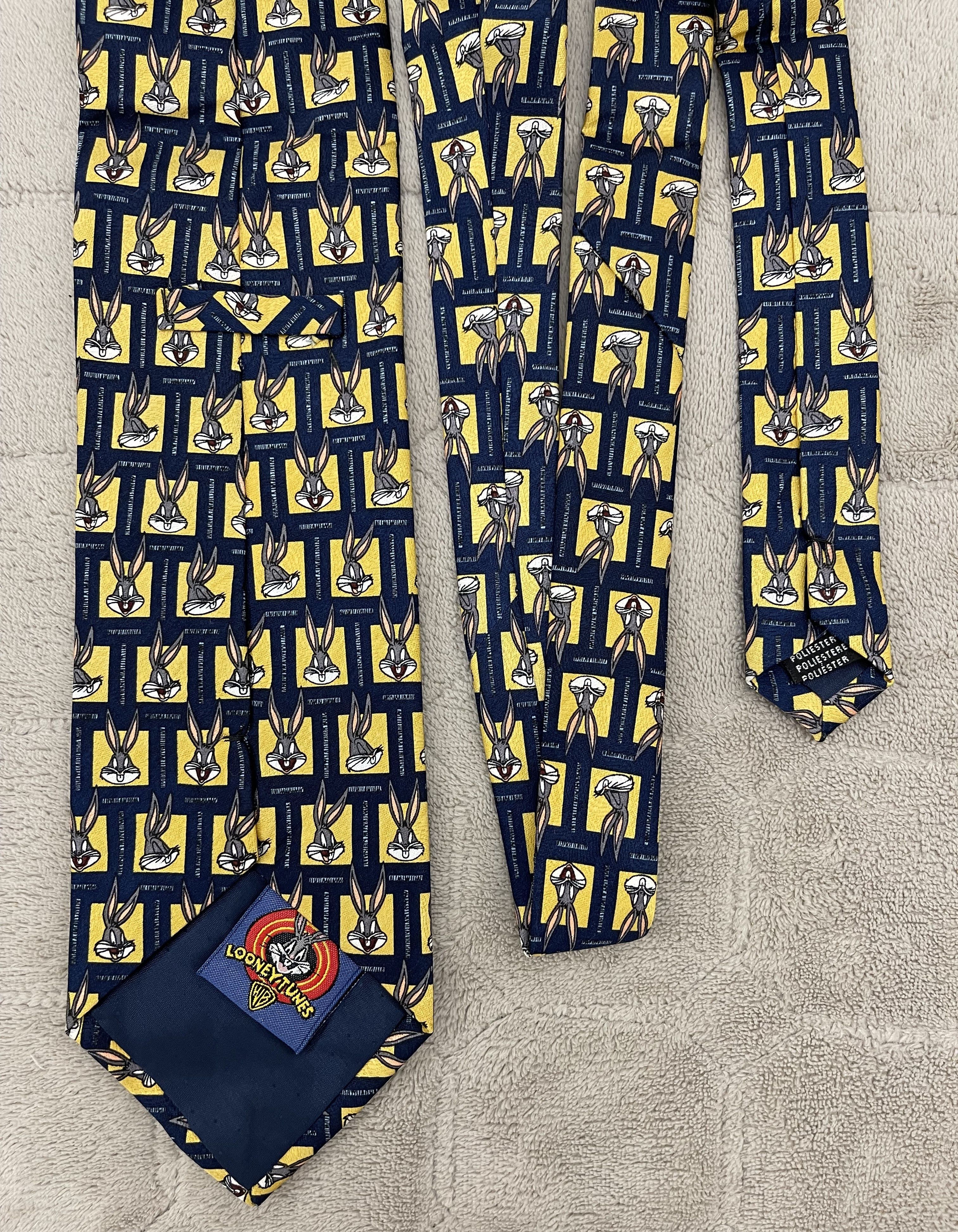 Vintage × Warner Bros Bunny Rabbit Warner Bros Vintage Tie 1997 Size ONE SIZE - 8 Thumbnail