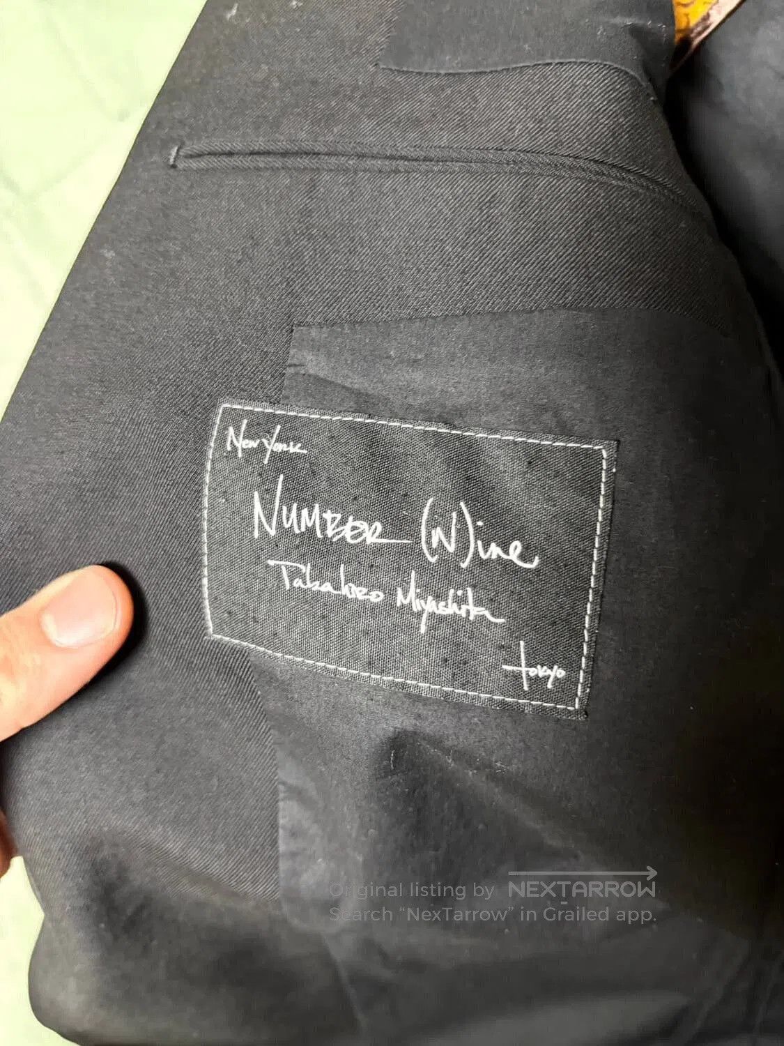Takahiromiyashita The Soloist. numbernine Takahiro Miyashita Suit Jacket. Size US L / EU 52-54 / 3 - 3 Thumbnail