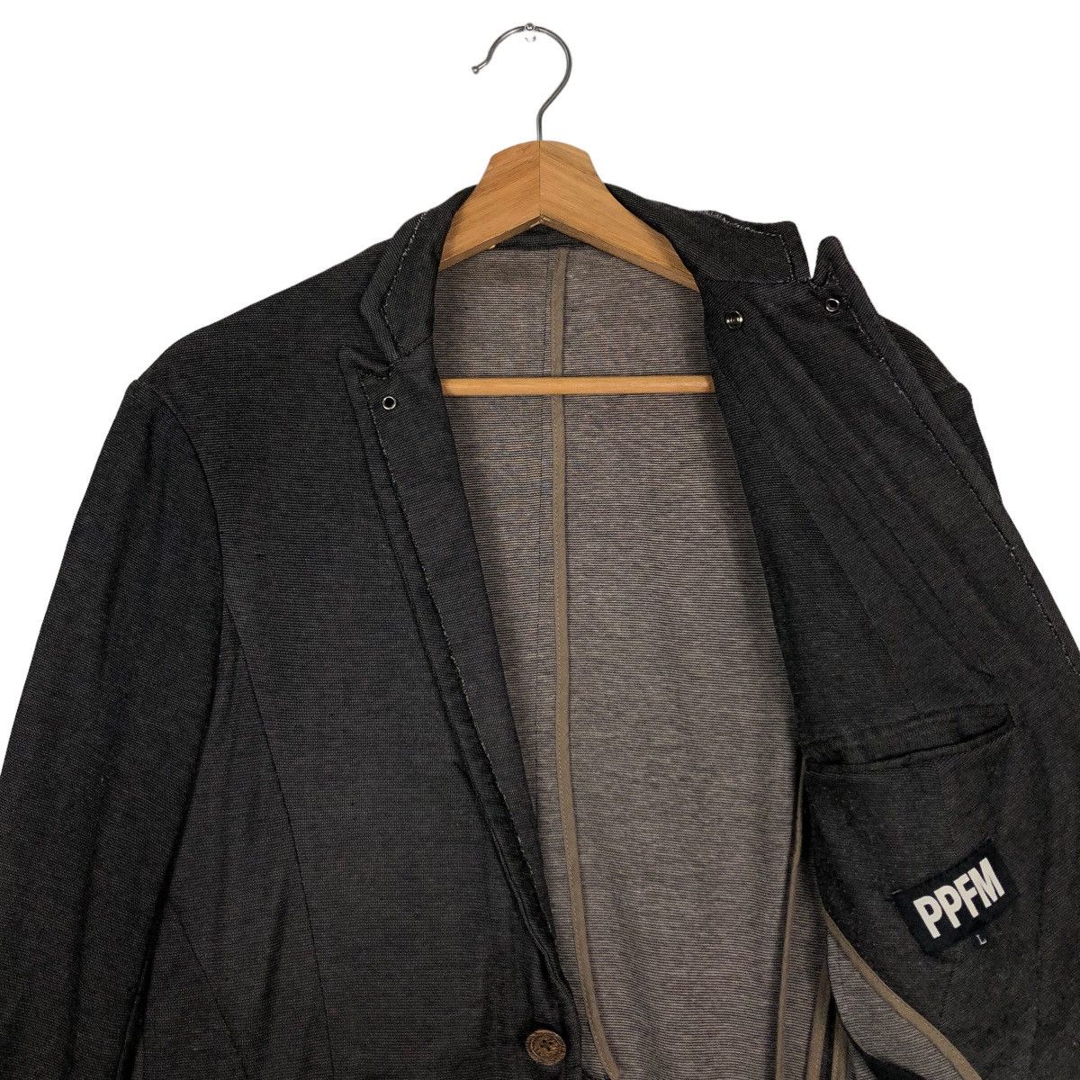 If Six Was Nine 🔥Bondage Biker Jacket PPFM Japan Made Chore Style Size US L / EU 52-54 / 3 - 12 Thumbnail
