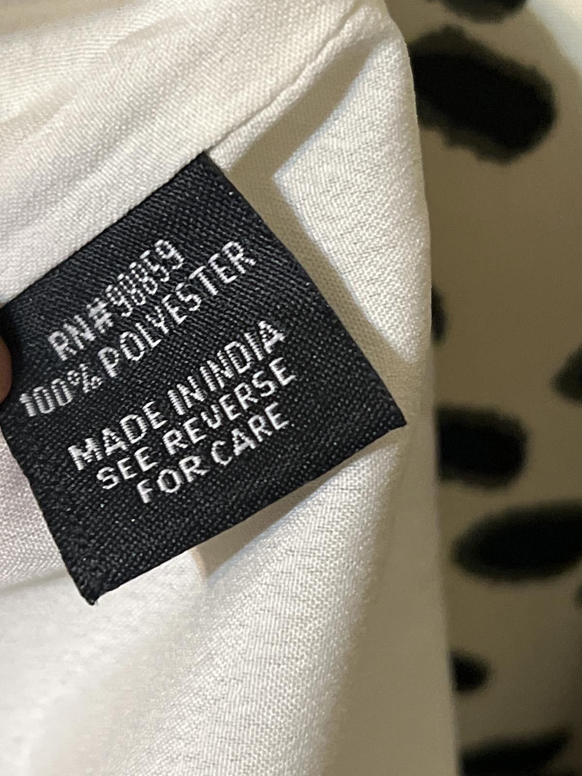 Other W118 Walter Baker Women's Midi Dress Black Cream Animal L Size L / US 10 / IT 46 - 4 Thumbnail