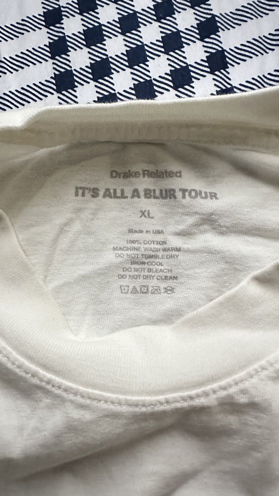 Drake Drake Its All A Blur Tour Dates Tee Size US XL / EU 56 / 4 - 3 Thumbnail