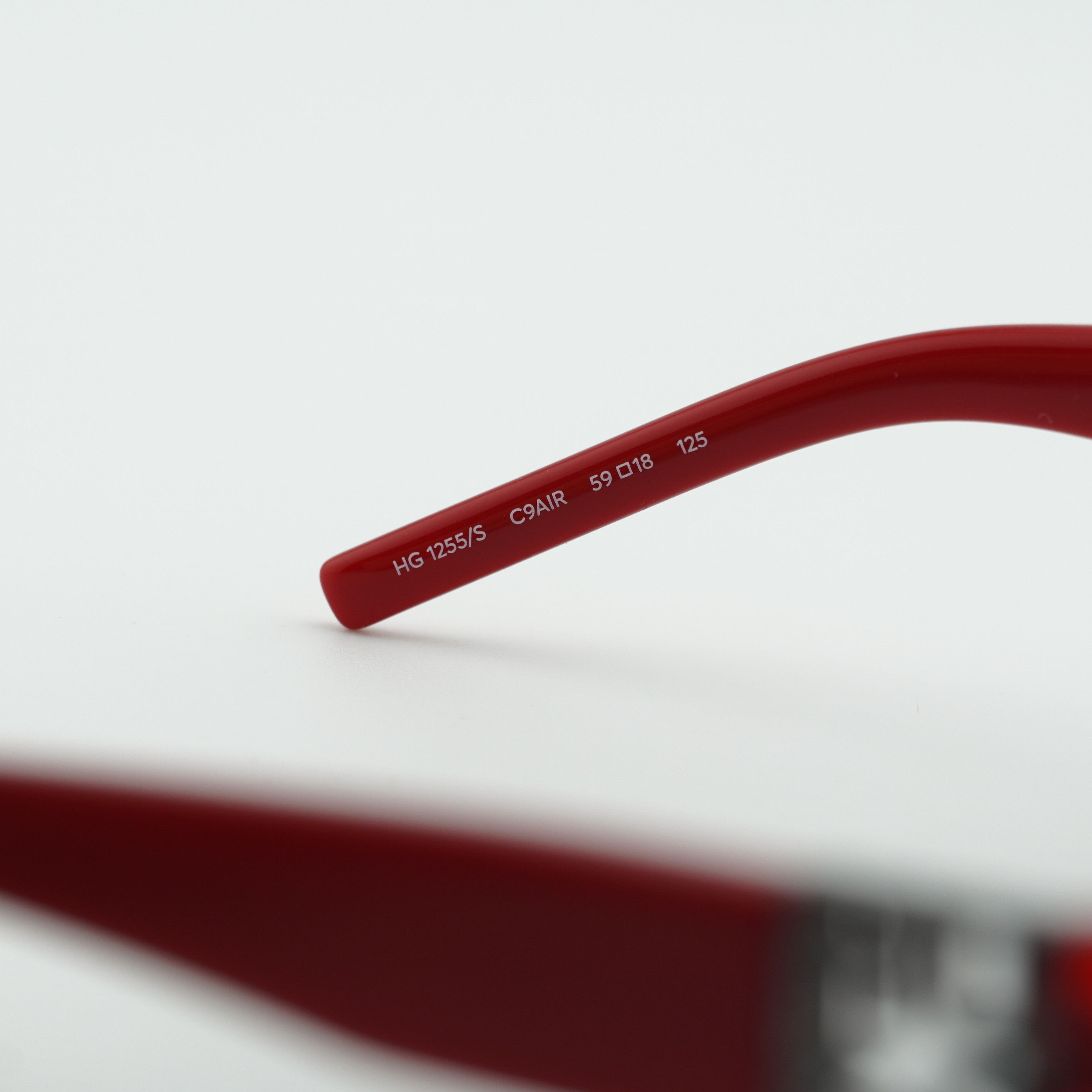Hugo HUGO HG 1255/S 0C9A IR Sunglasses Red Oval Frame Size ONE SIZE - 7 Thumbnail