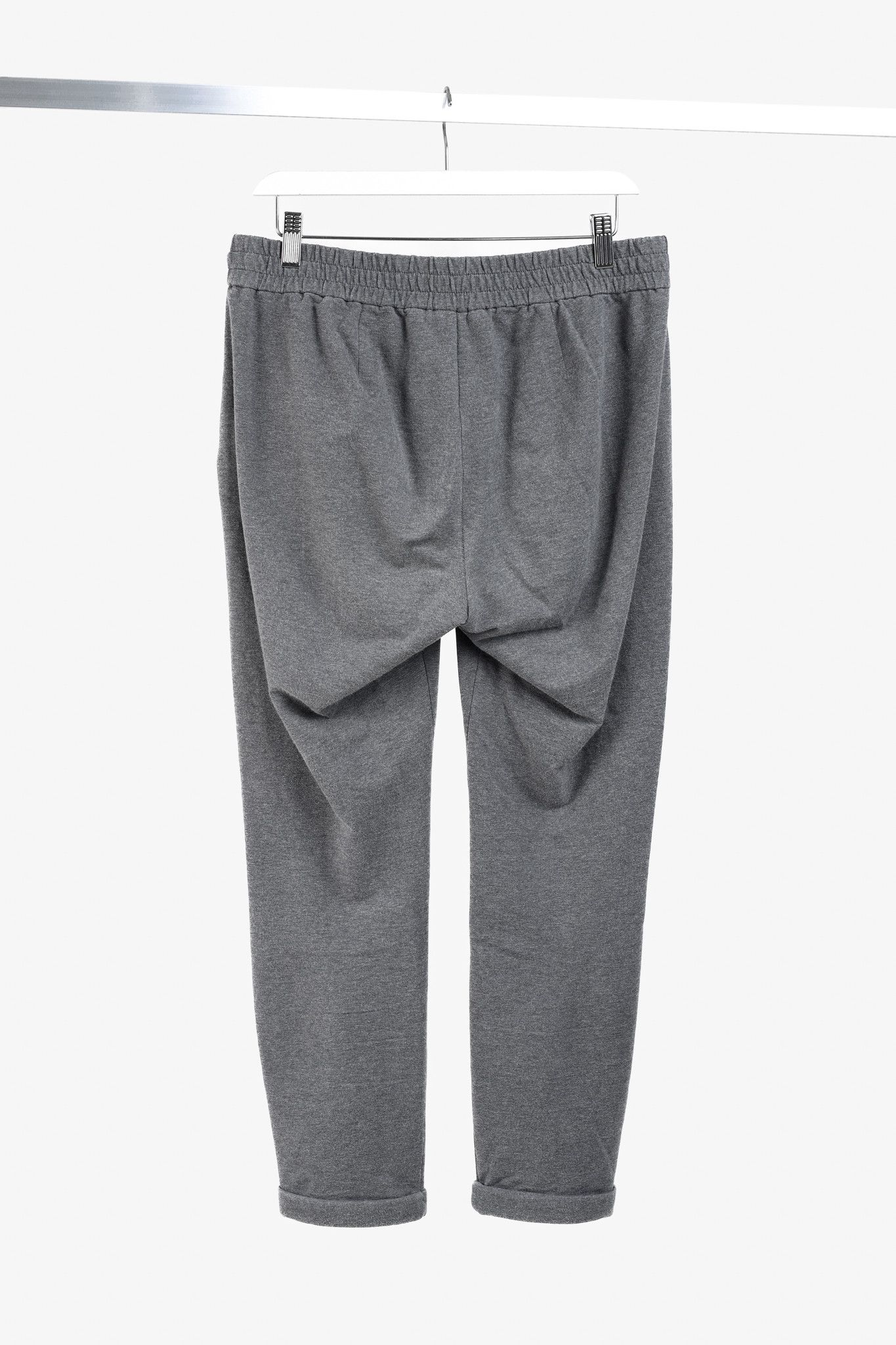 Brunello Cucinelli Brunello Cucinelli SS20 Cotton Jersey Monili-Bead Sweatpants Size 31" - 2 Thumbnail