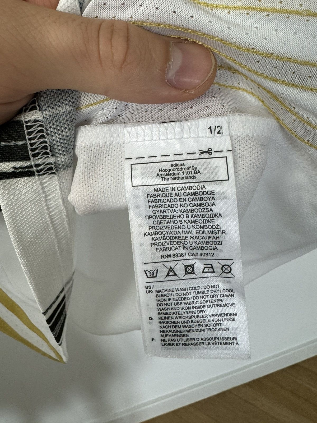 Adidas Adidas 2020/21 Juventus Champions League Home Jersey Soccer Size US L / EU 52-54 / 3 - 5 Thumbnail