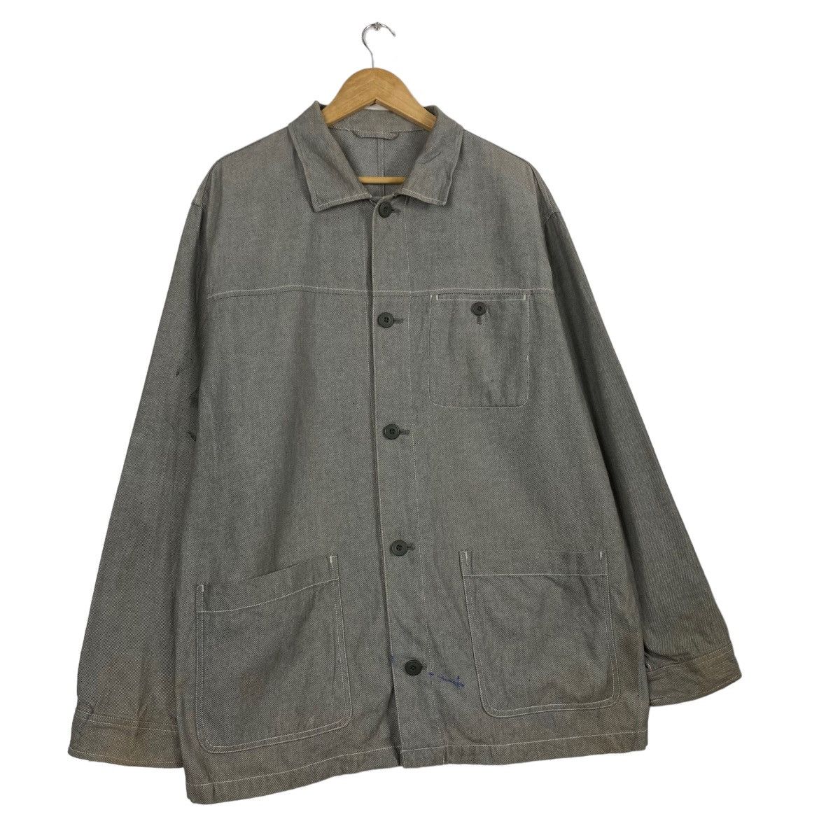 Carhartt Japanase Brand Denim Chore Jacket Size L Size US L / EU 52-54 / 3 - 3 Thumbnail
