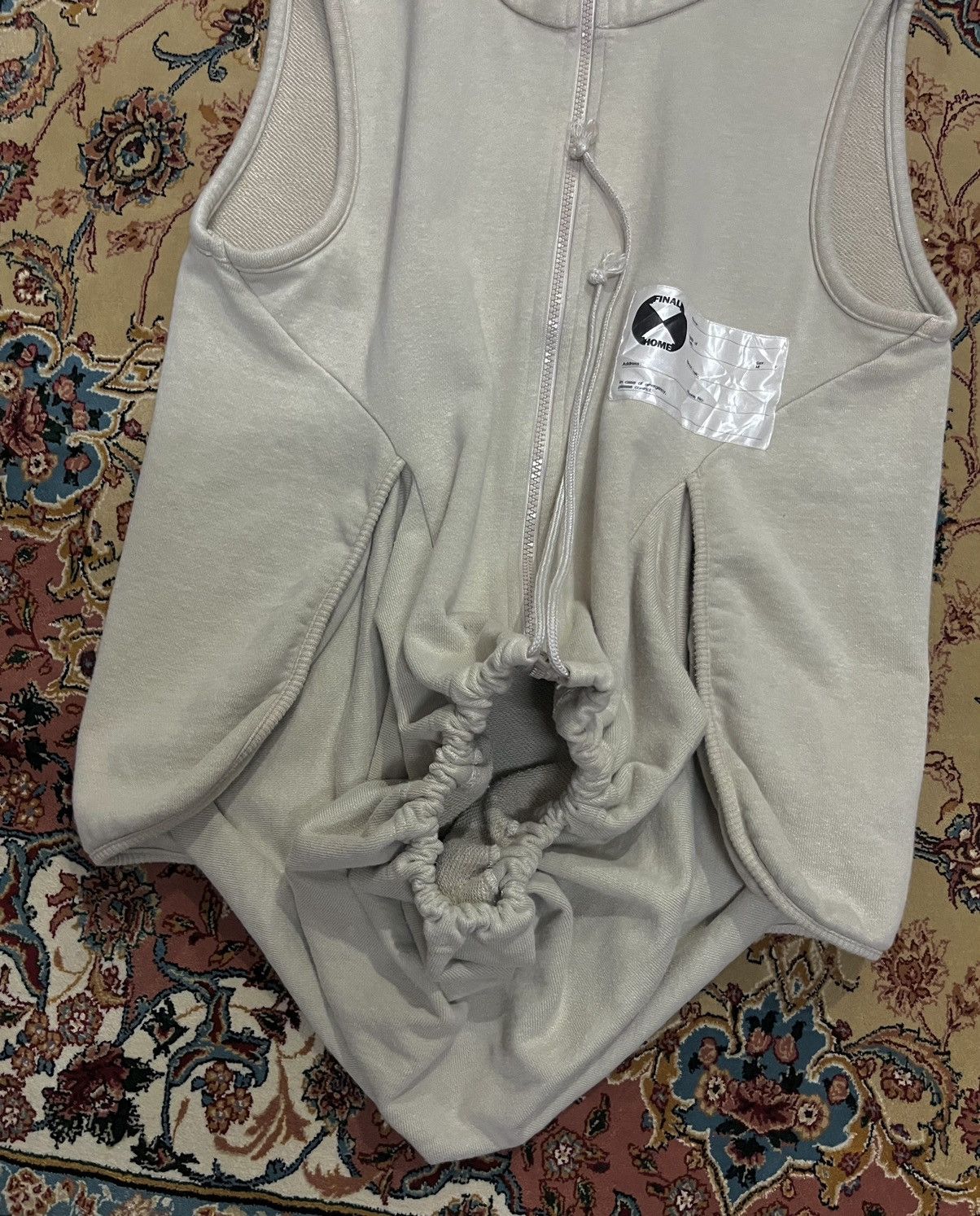 Final Home Vintage 90s Final Home Issey Miyake Reconstructed Vest Size US M / EU 48-50 / 2 - 5 Thumbnail