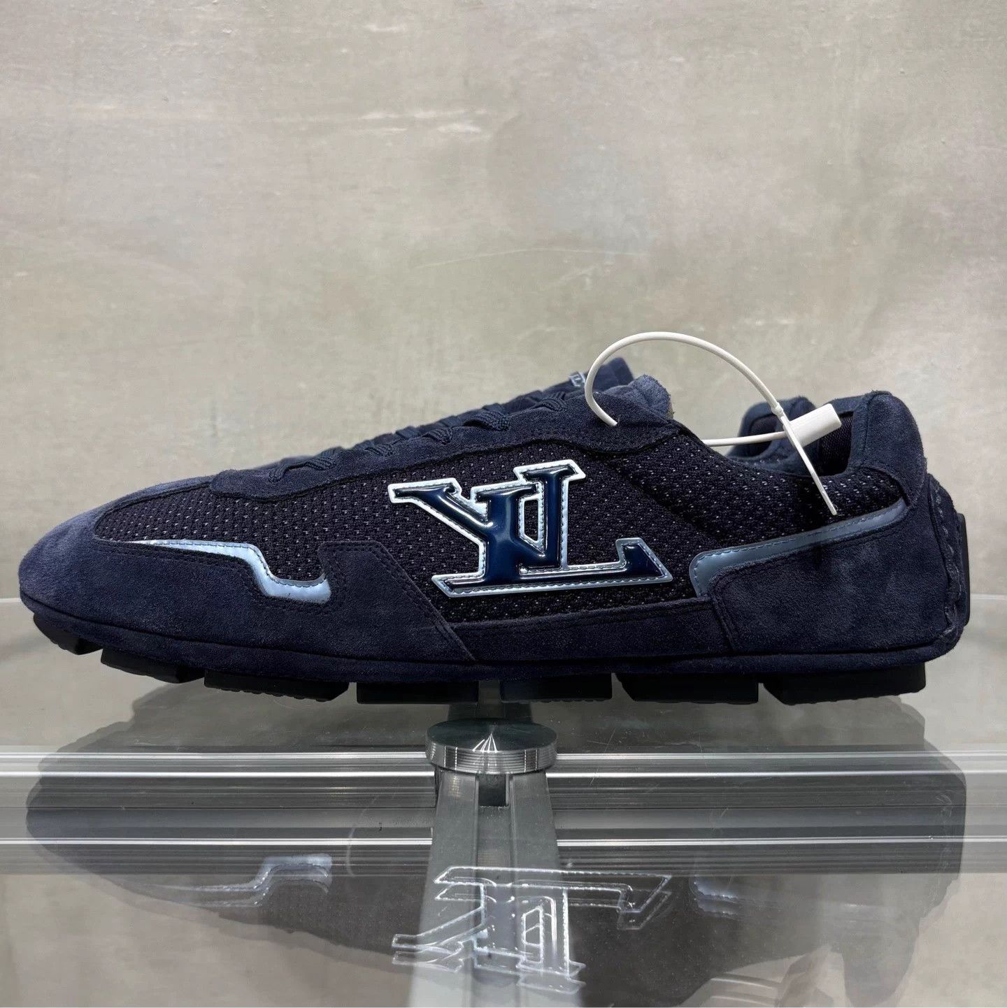 Louis Vuitton LV RALLY Blue UK9 Decon Sneakers New Worn Once Size US 10 / EU 43 - 3 Thumbnail