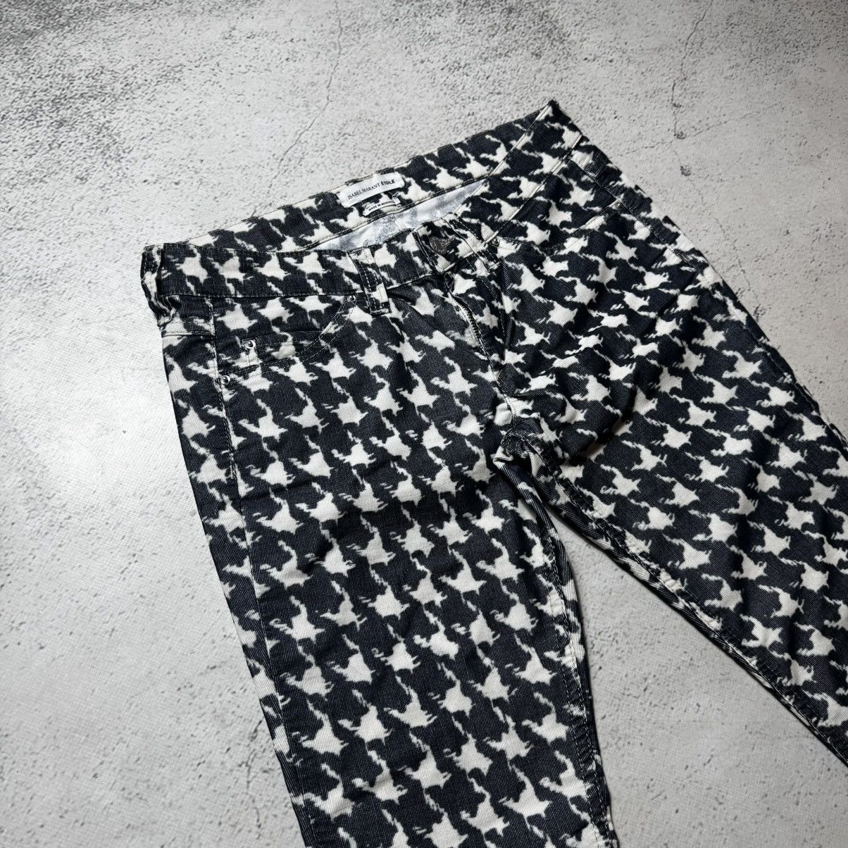 Designer × Isabel Marant × Isabel Marant Etoile vintage velour isabel marant etoile full print pants Size 26" / US 2 / IT 38 - 2 Thumbnail