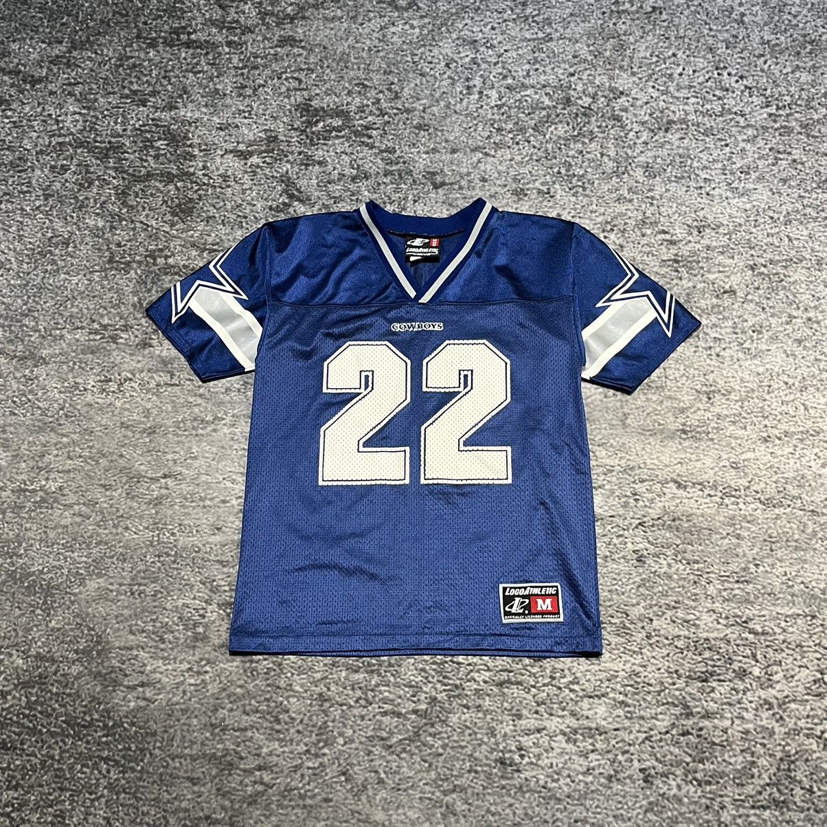 Logo Athletic VINTAGE 90s EMMITT SMITH #22 DALLAS COWBOYS JERSEY XS Size US XS / EU 42 / 0 - 1 Thumbnail