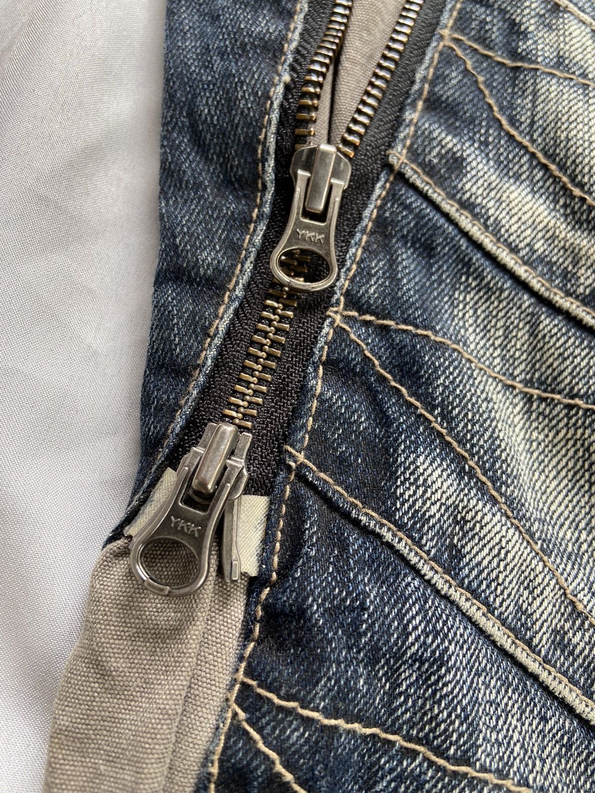 PPFM PPFM PUNK MULTI ZIPPER ARCHIVE DENIM PANTS Size US 31 - 10 Thumbnail