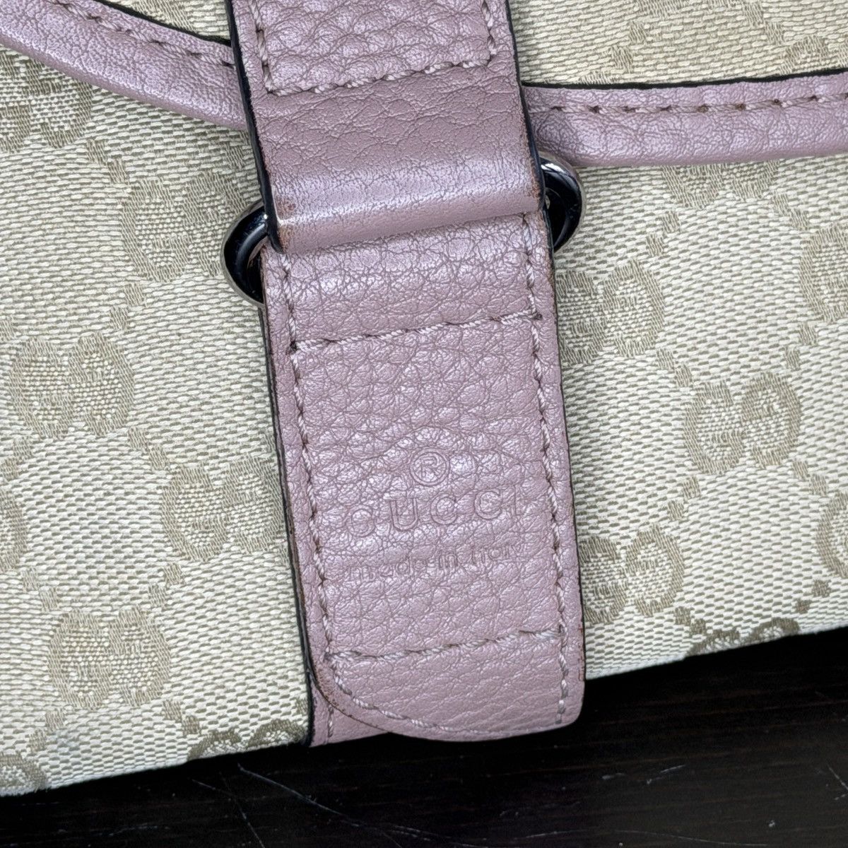 Gucci Gucci Monogram GG Canvas Beige Shoulder Crossbody Bag Size ONE SIZE - 5 Thumbnail