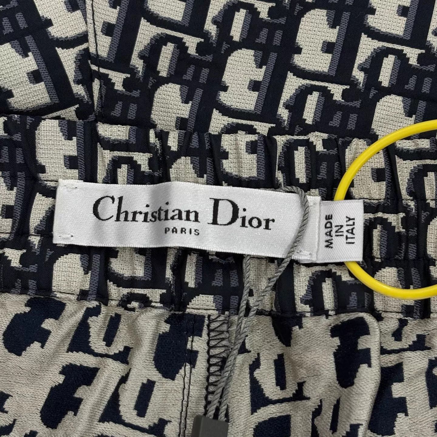 Dior Dior Oblique Jacquard Nylon Logo Short Size 26" / US 2 / IT 38 - 3 Thumbnail