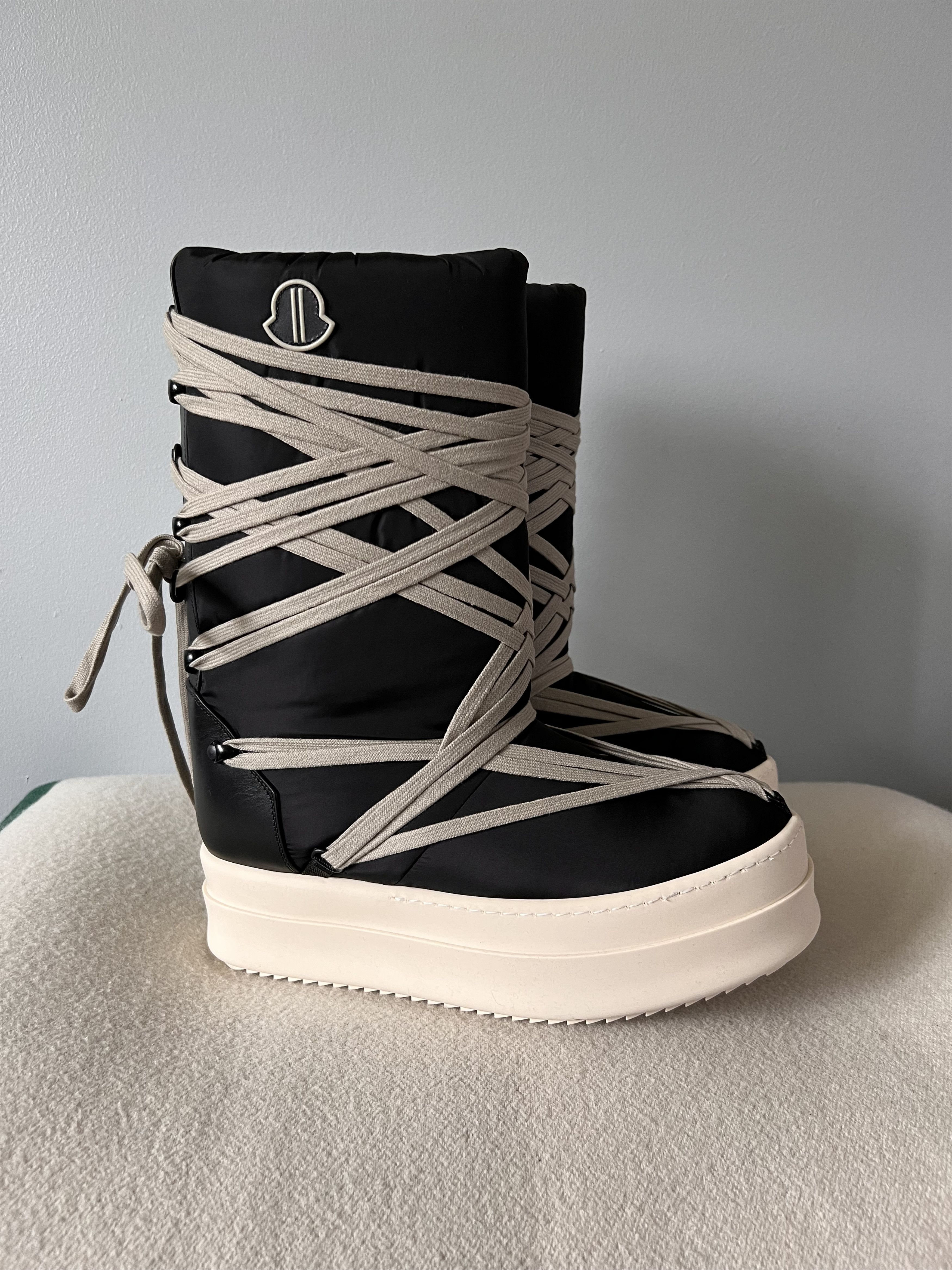 Rick Owens Rick Owens Moncler Bigrocks Boots in Black | Grailed