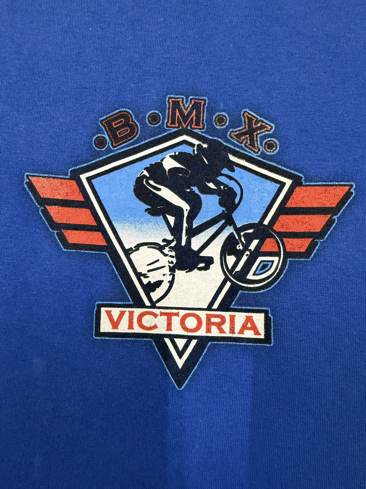 Vintage × Welcome Skateboards Vintage Y2K B.M.X Victoria Streetwear Tshirt Size US L / EU 52-54 / 3 - 6 Thumbnail