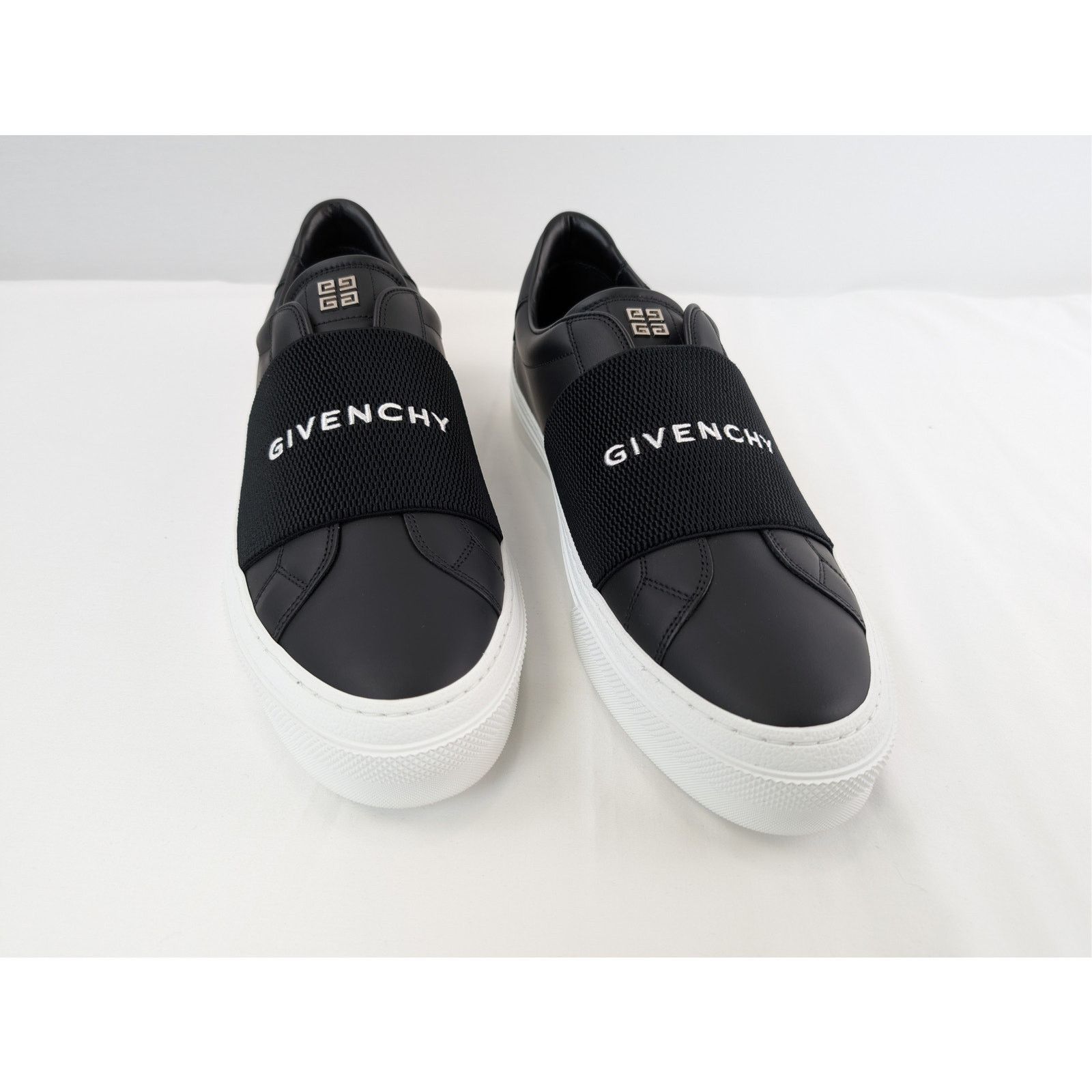 Givenchy o1rshd1 100% Calf Leather City Sport Sneakers in Black Size US 14 / EU 47 - 6 Thumbnail