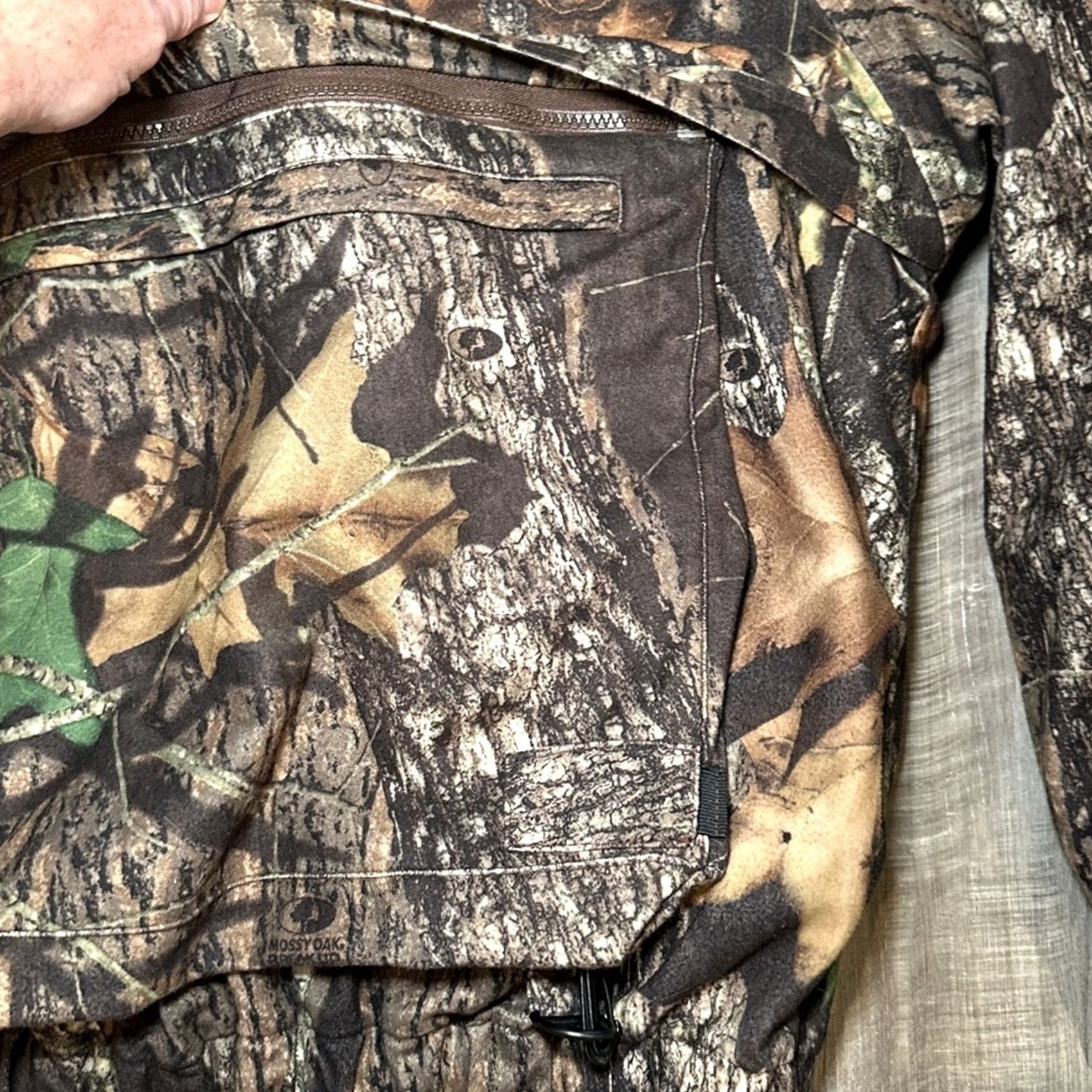 Doublet Hodgman Mossy Oak Break Up Camouflage Double Layered Heavy Hunting Jacket - L Mens Jacket Brown Size US L / EU 52-54 / 3 - 4 Thumbnail