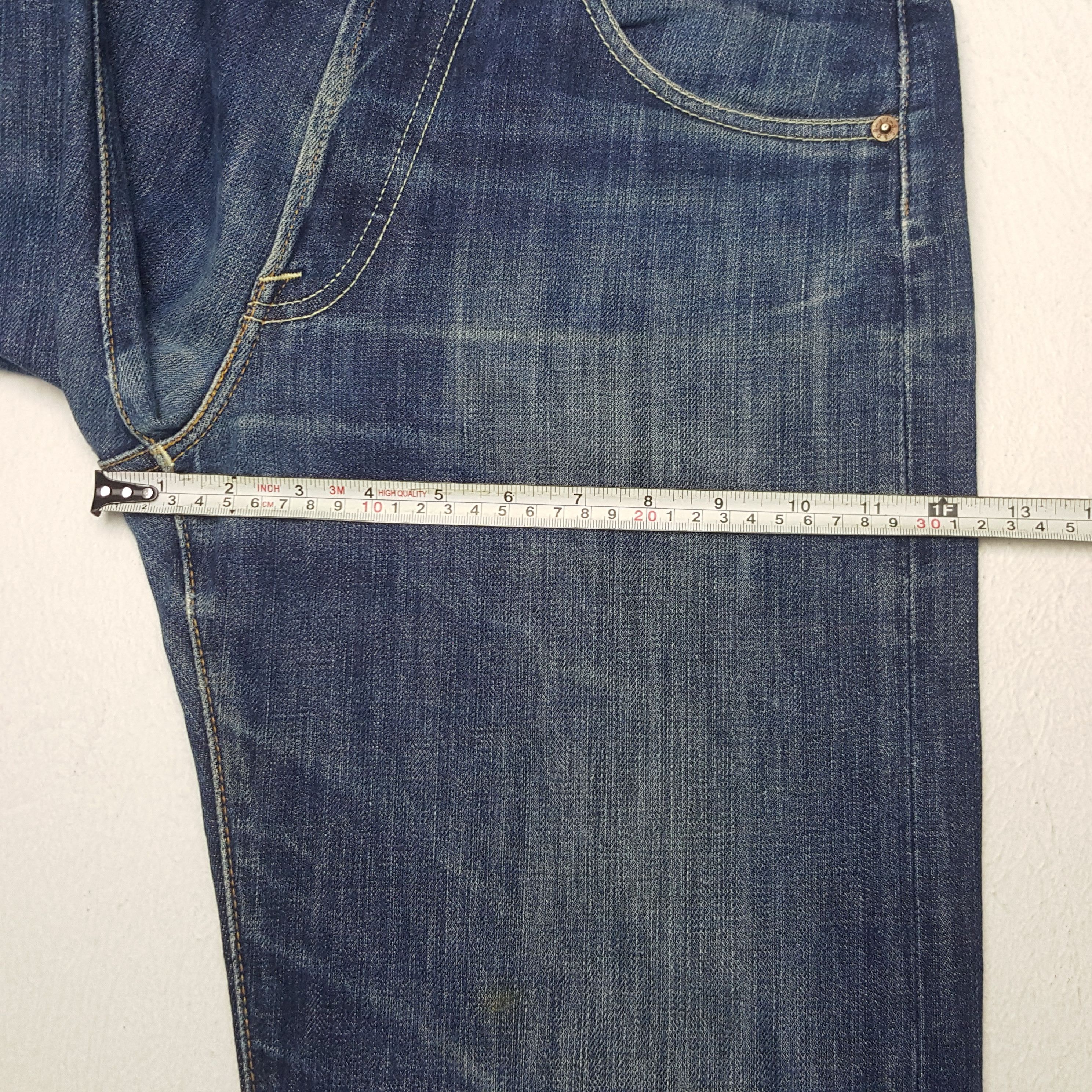 Evisu × Japanese Brand × Vintage Vintage EVISU Japanese Brand Daicock Custom Art Denim Jeans Size US 35 - 13 Thumbnail
