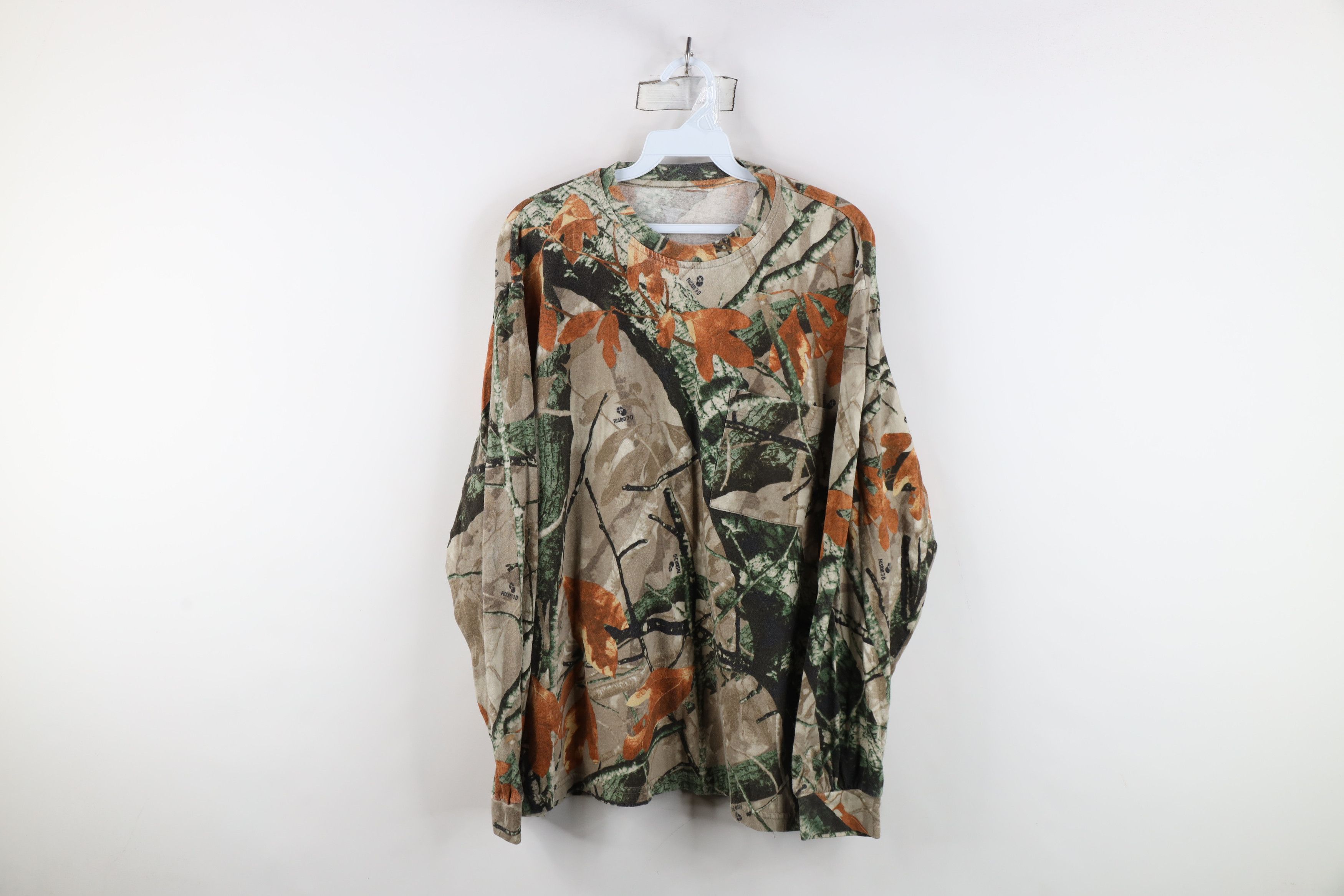 Vintage Vintage 90s Y2K Streetwear Camouflage Long Sleeve T-Shirt Size US XXL / EU 58 / 5 - 1 Thumbnail