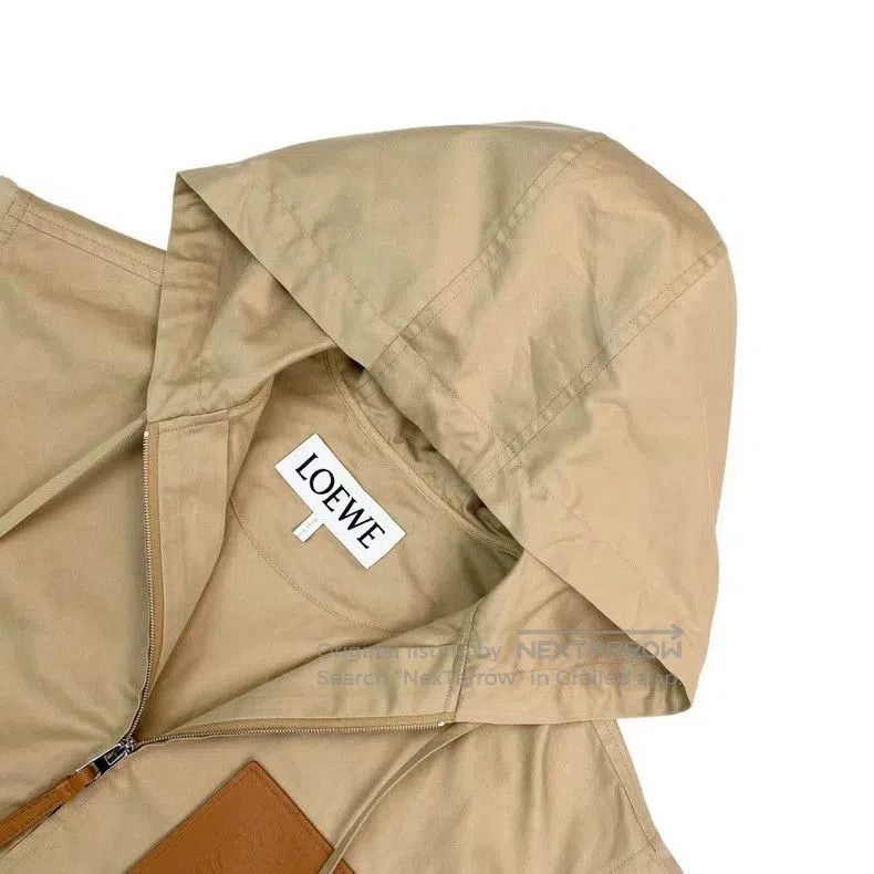 Loewe Loewe Cotton Hooded Short Trench Coat. Size US XS / EU 42 / 0 - 3 Thumbnail