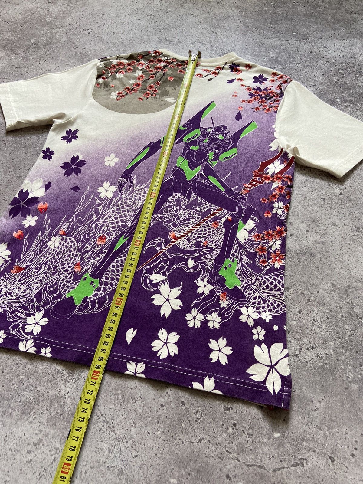 20471120 2010 Nishiki x Evangelion - Embroidery Sukajan T-Shirt Size US L / EU 52-54 / 3 - 4 Thumbnail