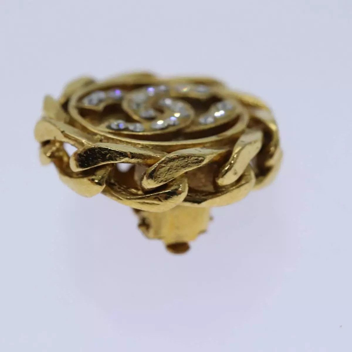 Chanel CHANEL COCO Mark Earring metal Gold CC Auth Size ONE SIZE - 5 Thumbnail