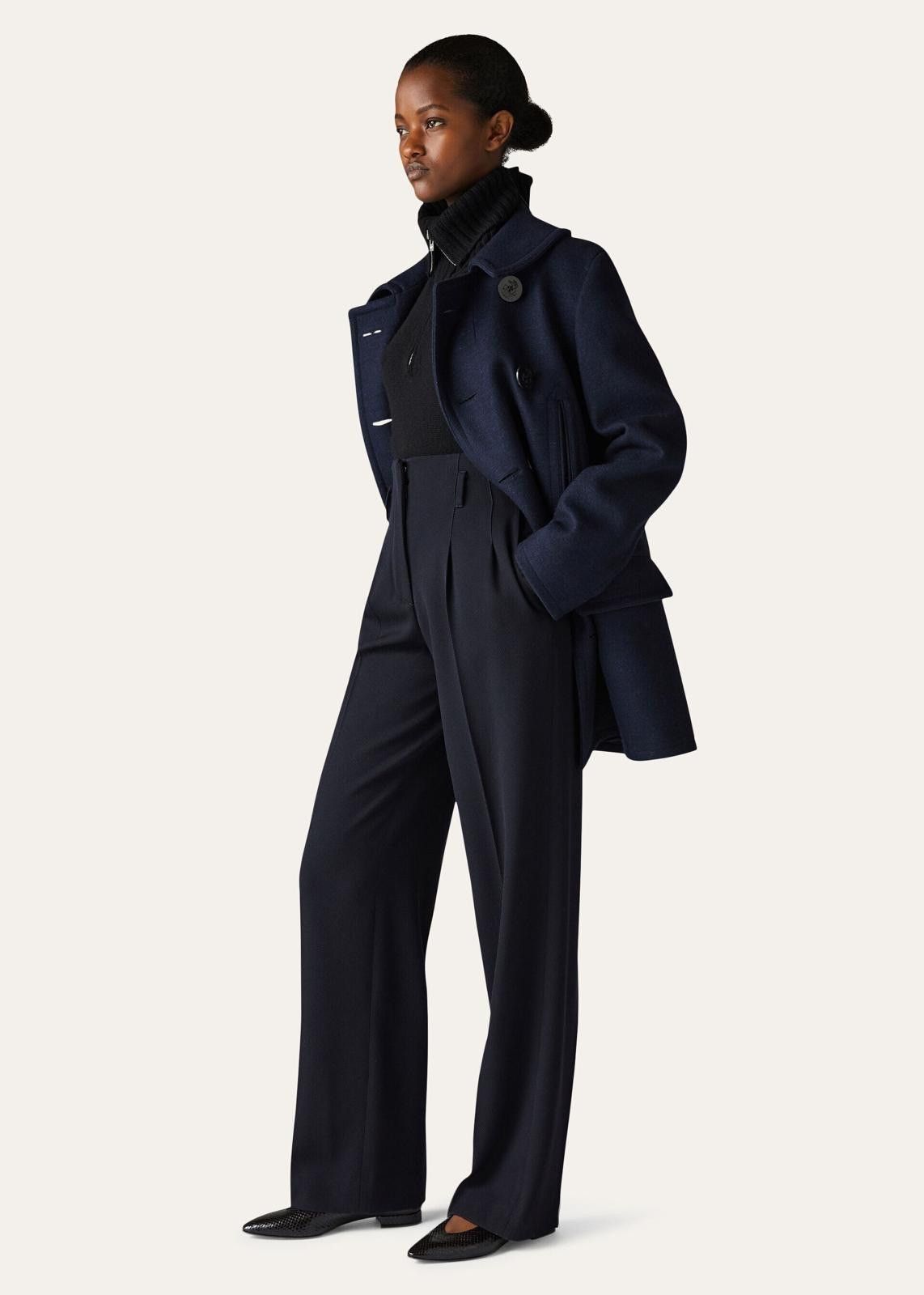 Loro Piana o1srvl11e0125 Amon Trouser in Navy Blue Size 27" / US 4 / IT 40 - 5 Thumbnail