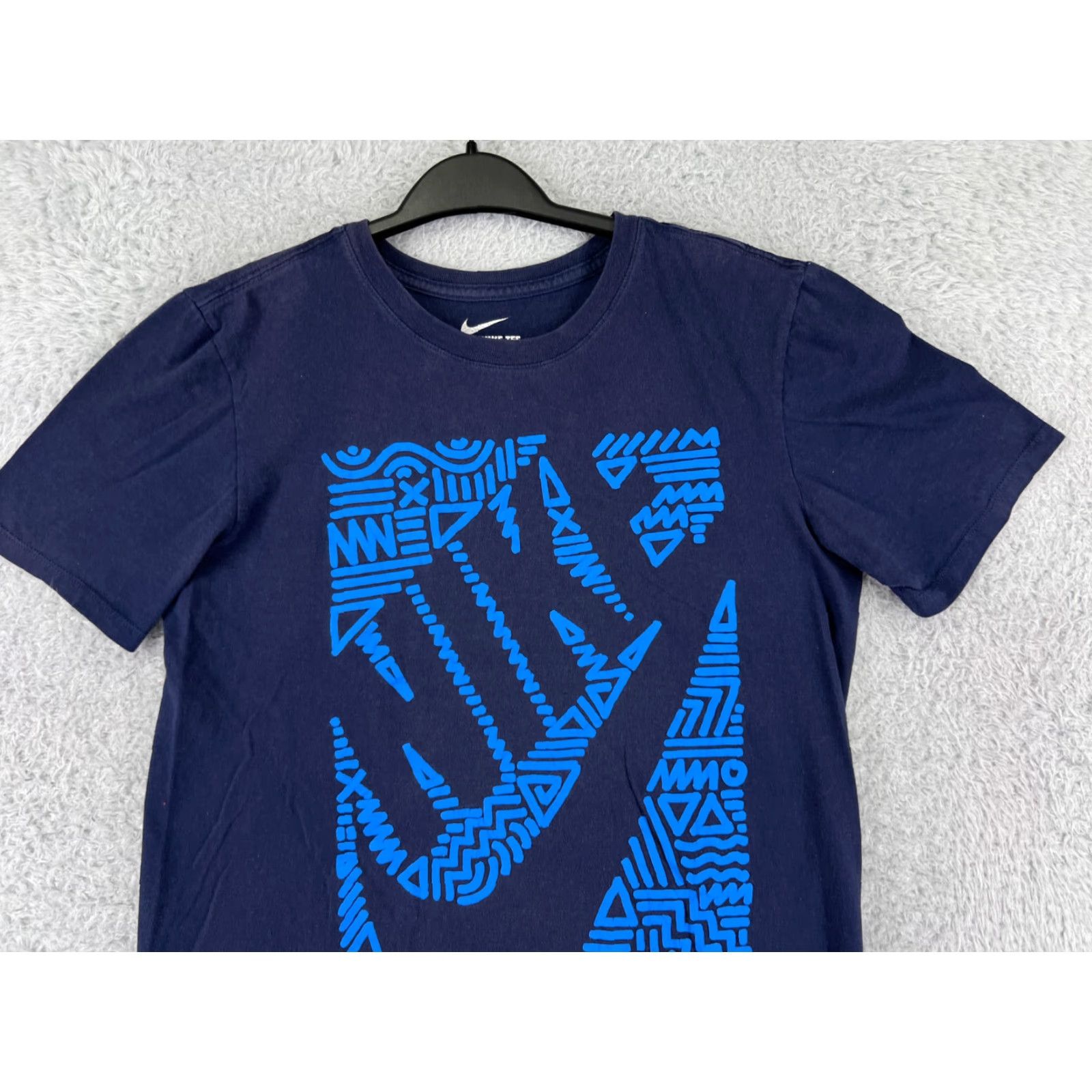 Nike Nike Dri-Fit Shirt Mens XL Blue Logo Sports Retro Short Sleeve Crew Neck Nike Shirt Size US XL / EU 56 / 4 - 5 Thumbnail
