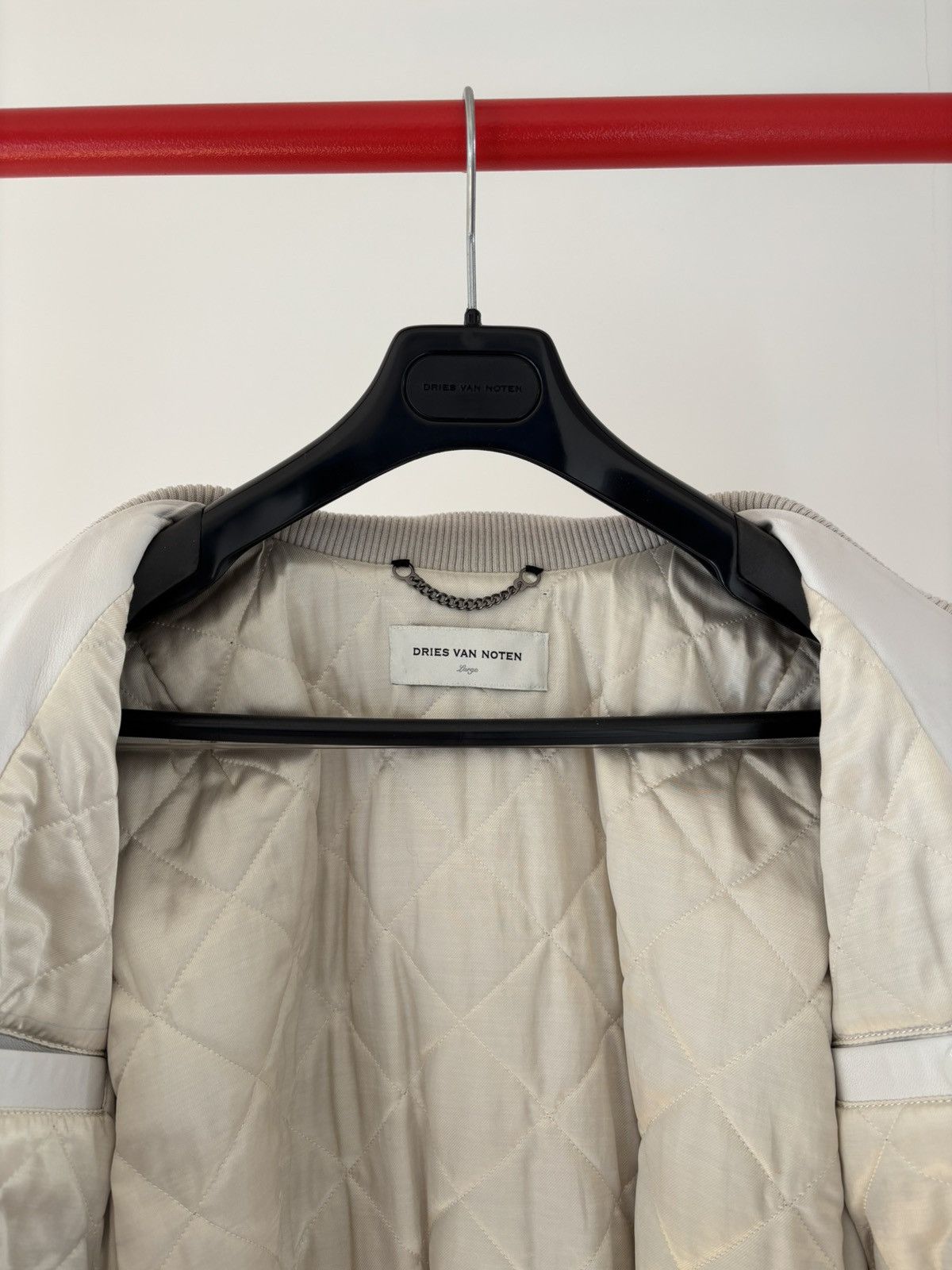 Dries Van Noten Dries Van Noten - backzip leather bomber jacket - asap rocky Size US L / EU 52-54 / 3 - 4 Thumbnail