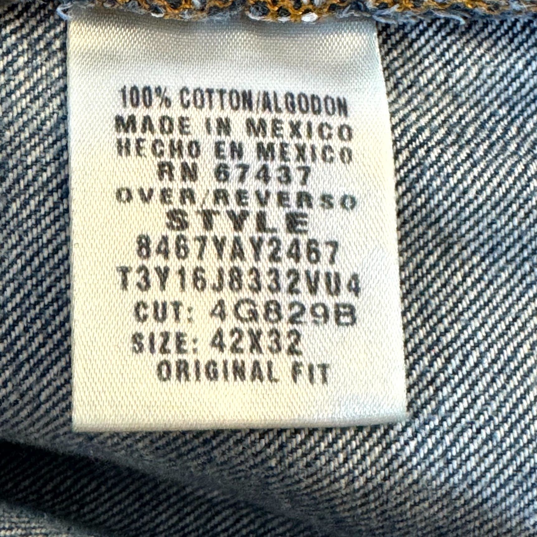 Ralph Lauren Ralph Lauren Jeans Men 42 X 32 Blue Denim 5-Pocket Straight Relaxed Fit Jeans Size US 42 / EU 58 - 7 Thumbnail