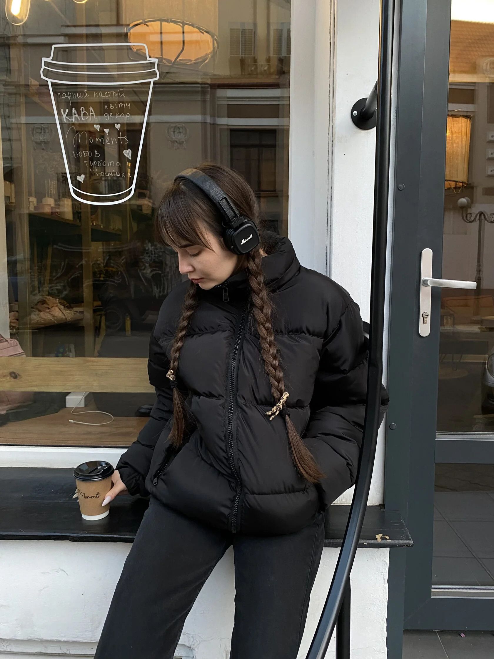 Other Streetwear puffer jacket down black ulika basic y2k Size US XL / EU 56 / 4 - 13 Thumbnail