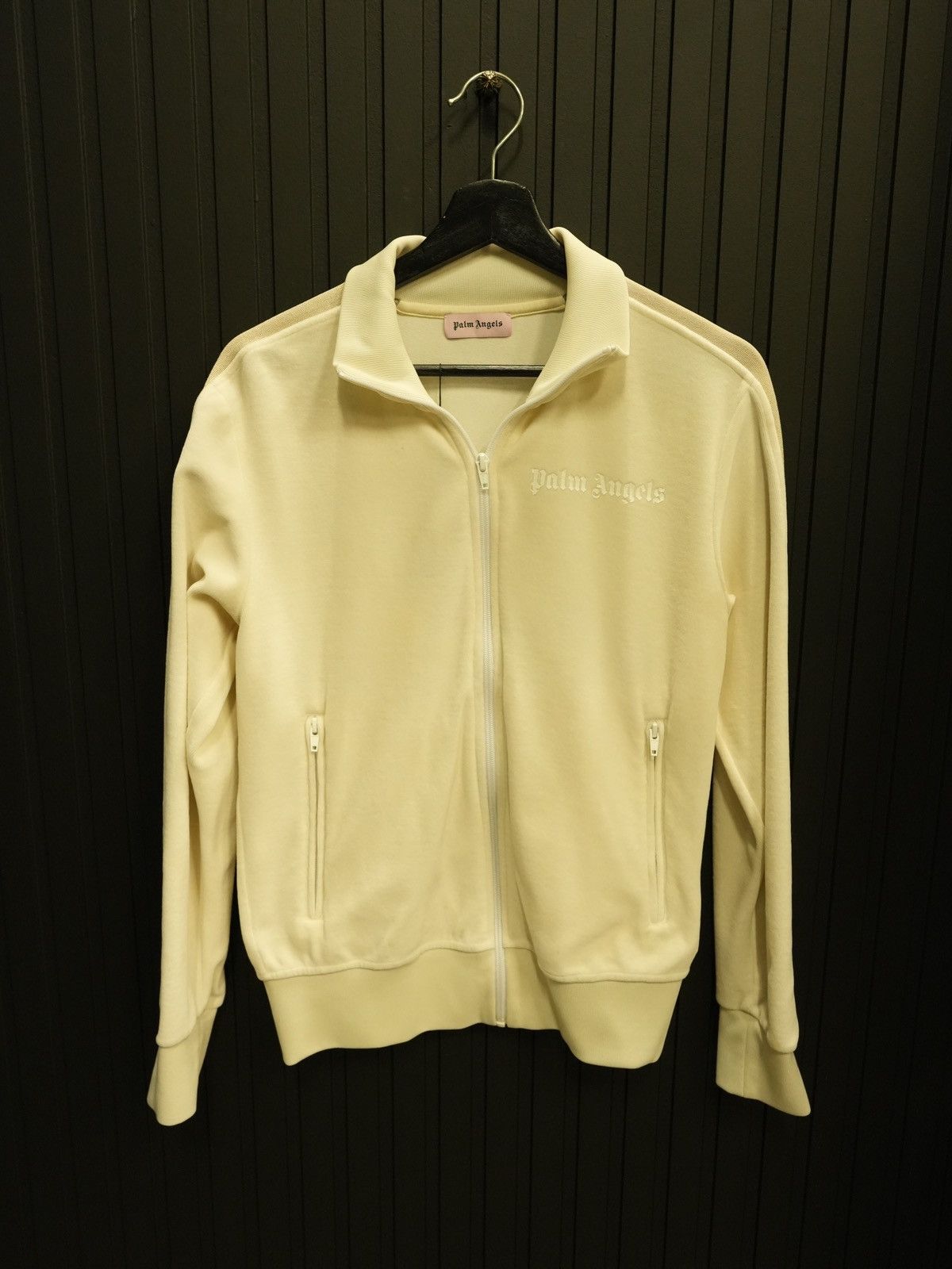 Palm Angels Palm Angels Velvet Track Jacket Size US S / EU 44-46 / 1 - 1 Thumbnail
