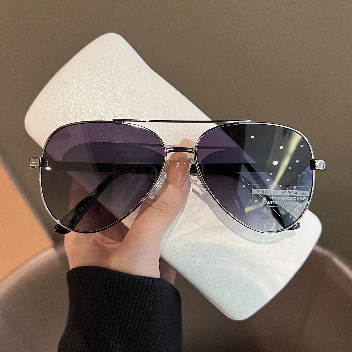 VIBE Retro Street ins style custom avant-garde sunglasses Size ONE SIZE - 4 Thumbnail