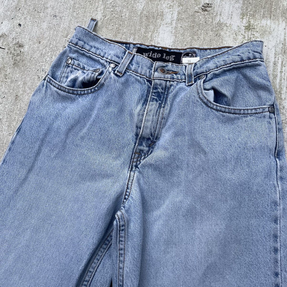 Levi's Vintage Clothing Vintage Womens 90s LEVIS SILVER TAB WIDE LEG Jeans Size 38" / US 16 / IT 52 - 2 Thumbnail