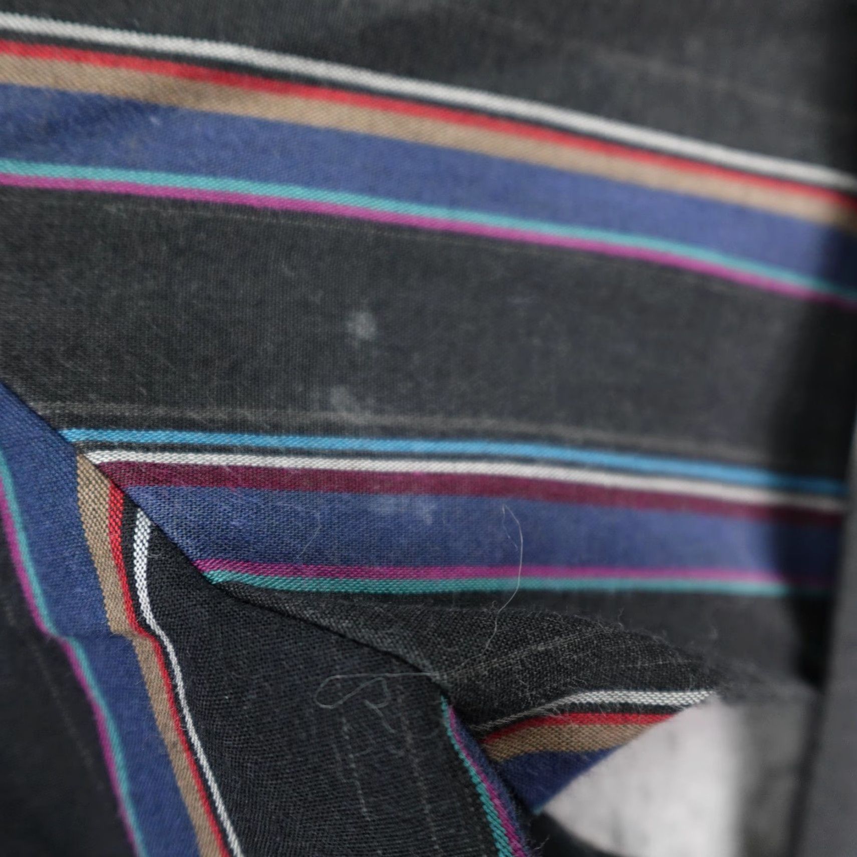 Vintage VINTAGE Saddlebrook Shirt Mens L Black Stripes Western Pearl Snap Rodeo USA Shirt Size US L / EU 52-54 / 3 - 3 Thumbnail