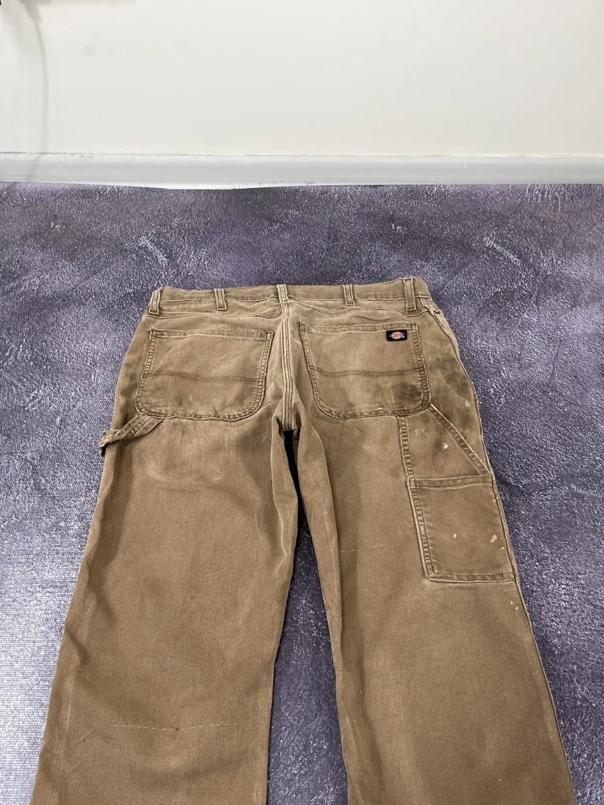 Dickies × Vintage Vintage Dickies American Brown Distressed Work Pants Size US 34 / EU 50 - 5 Thumbnail