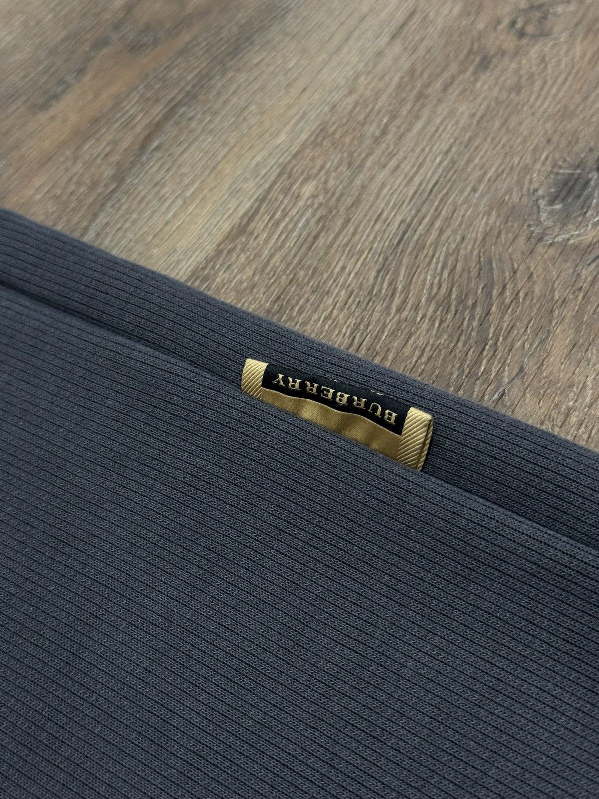 Burberry Burberry London Ribbed Sweatpants Charcoal – Gold Embroidery Size US 34 / EU 50 - 10 Thumbnail