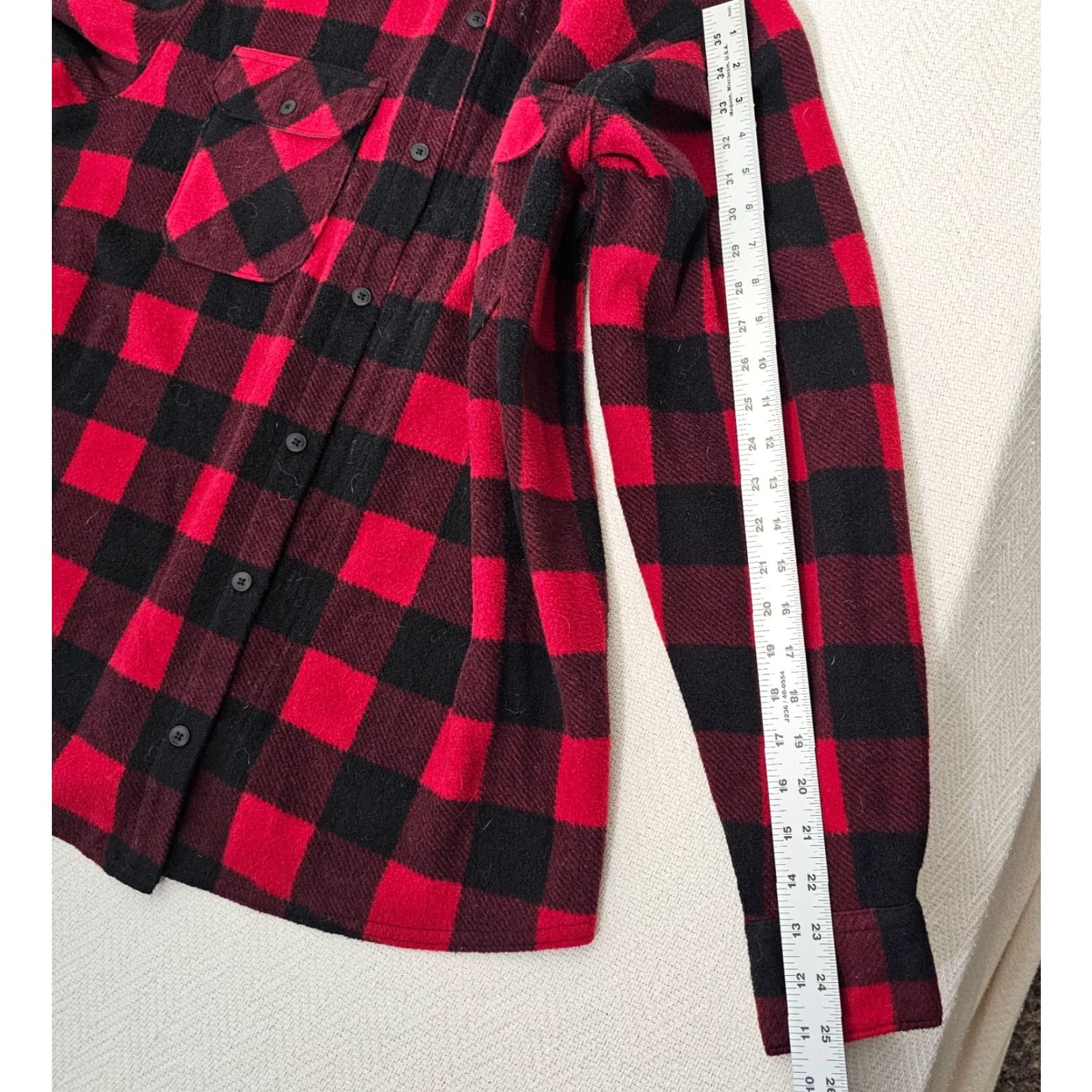 Wrangler Wrangler Shirt Mens L Red Plaid Flannel Long Sleeve Western Pockets Button-Up Size US L / EU 52-54 / 3 - 6 Thumbnail