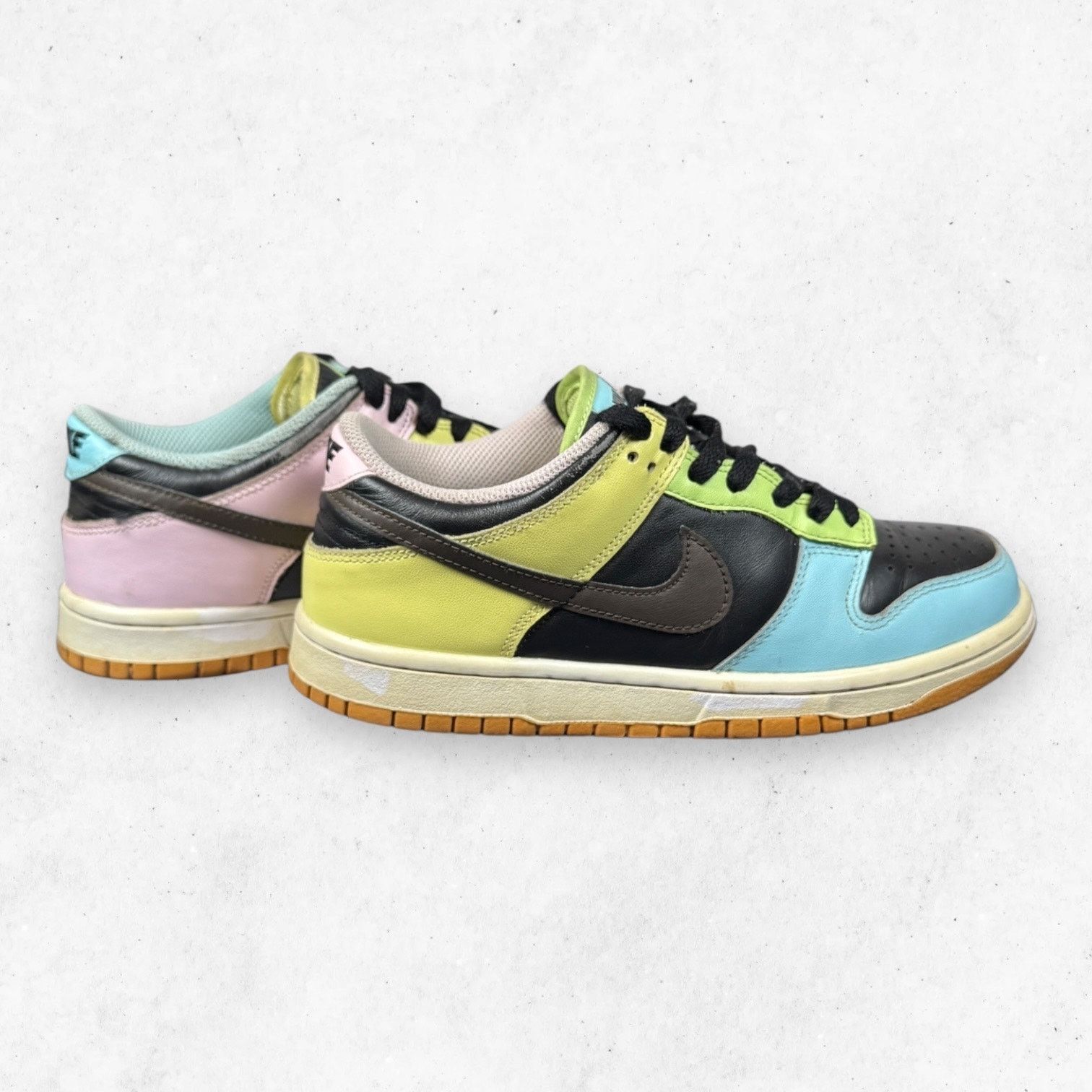Nike Nike Dunk Low Free.99 Black GS 5.5Y Multicolor Pre-Owned Size US 5.5 / EU 38 - 4 Thumbnail