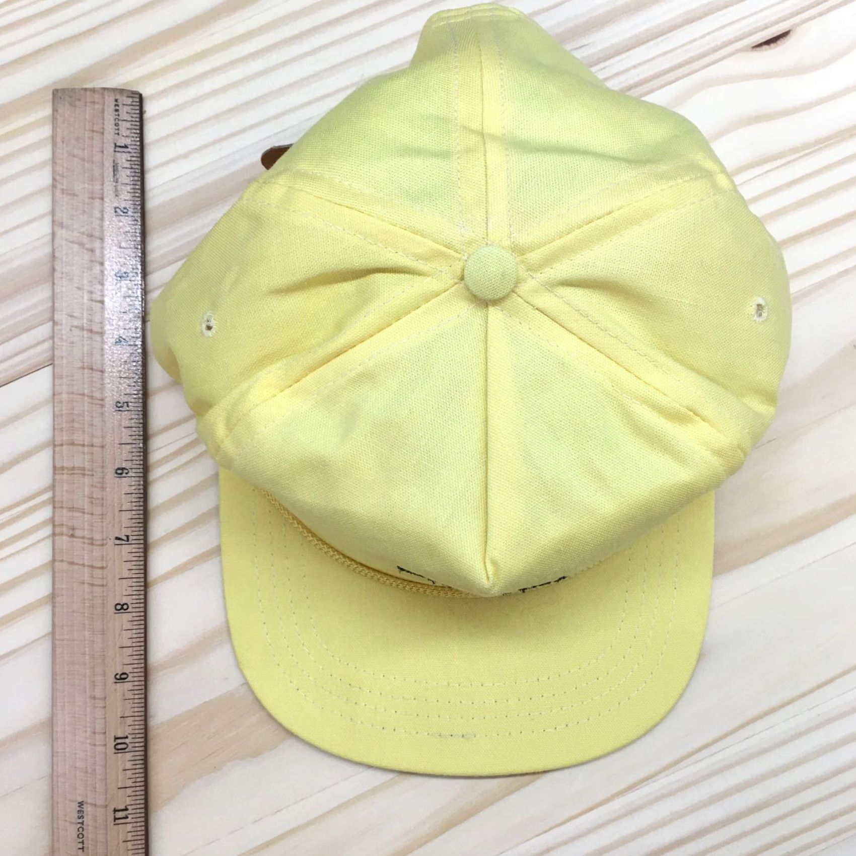 Roper Duckster Rope Hat USA Edinburgh Mens Yellow One Size Adjustable Embroidered Logo Size ONE SIZE - 4 Thumbnail