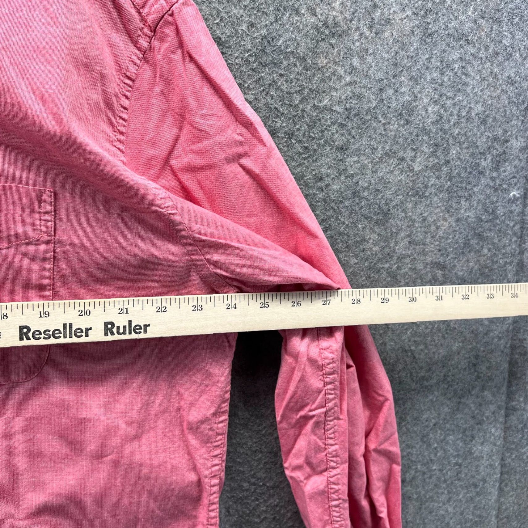 Tommy Hilfiger VINTAGE Tommy Hilfiger Shirt Mens XL Pink Button Down Classic Preppy Dress Oxford VTG Size 46R - 5 Thumbnail