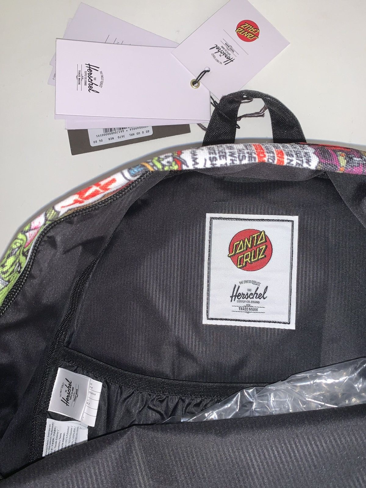 Herschel Supply Co. HERSCHEL X Santa Cruz Porkchop Hill Comic Book 15" Backpack Size ONE SIZE - 6 Thumbnail
