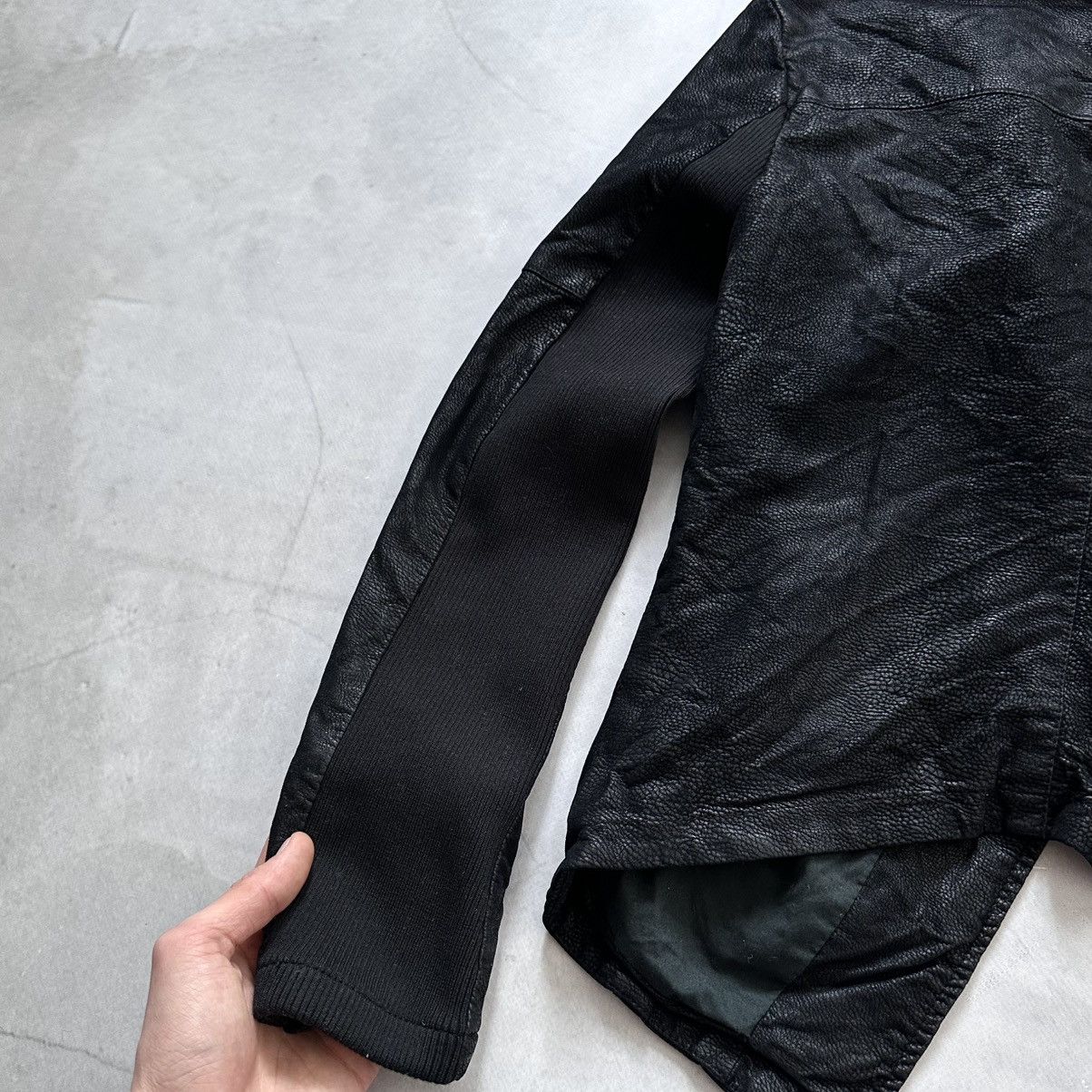 Hysteric Glamour × Undercover Gothic Biker Jacket Side Zip Mad Punk Demeulemeester Vibe Size XS / US 0-2 / IT 36-38 - 15 Thumbnail