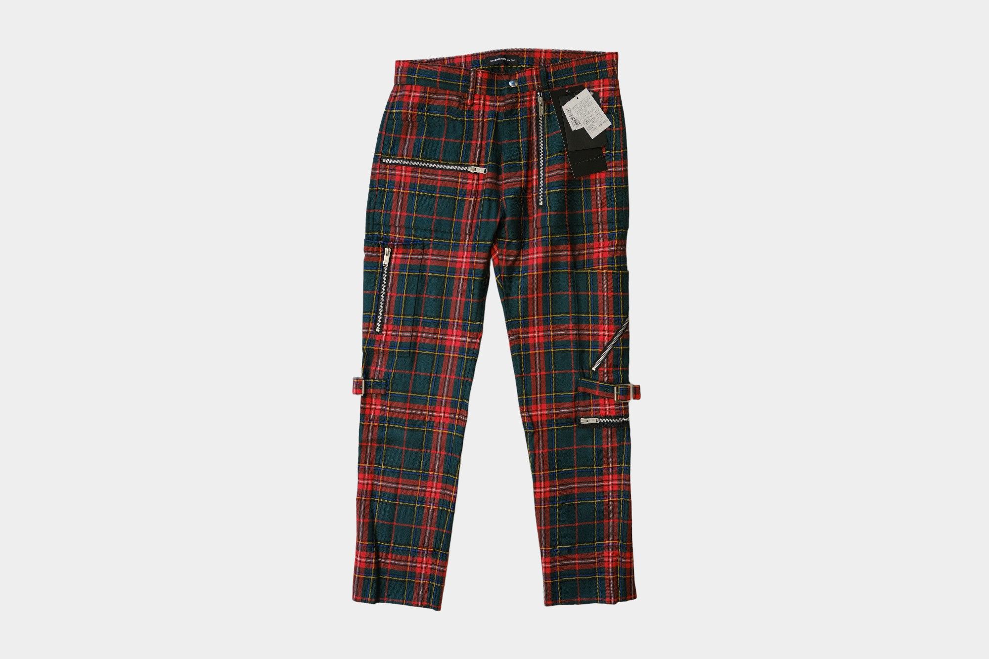 Undercover UNDERCOVER Zip design check pants from fall 2022 runway Size US 30 / EU 46 - 1 Thumbnail