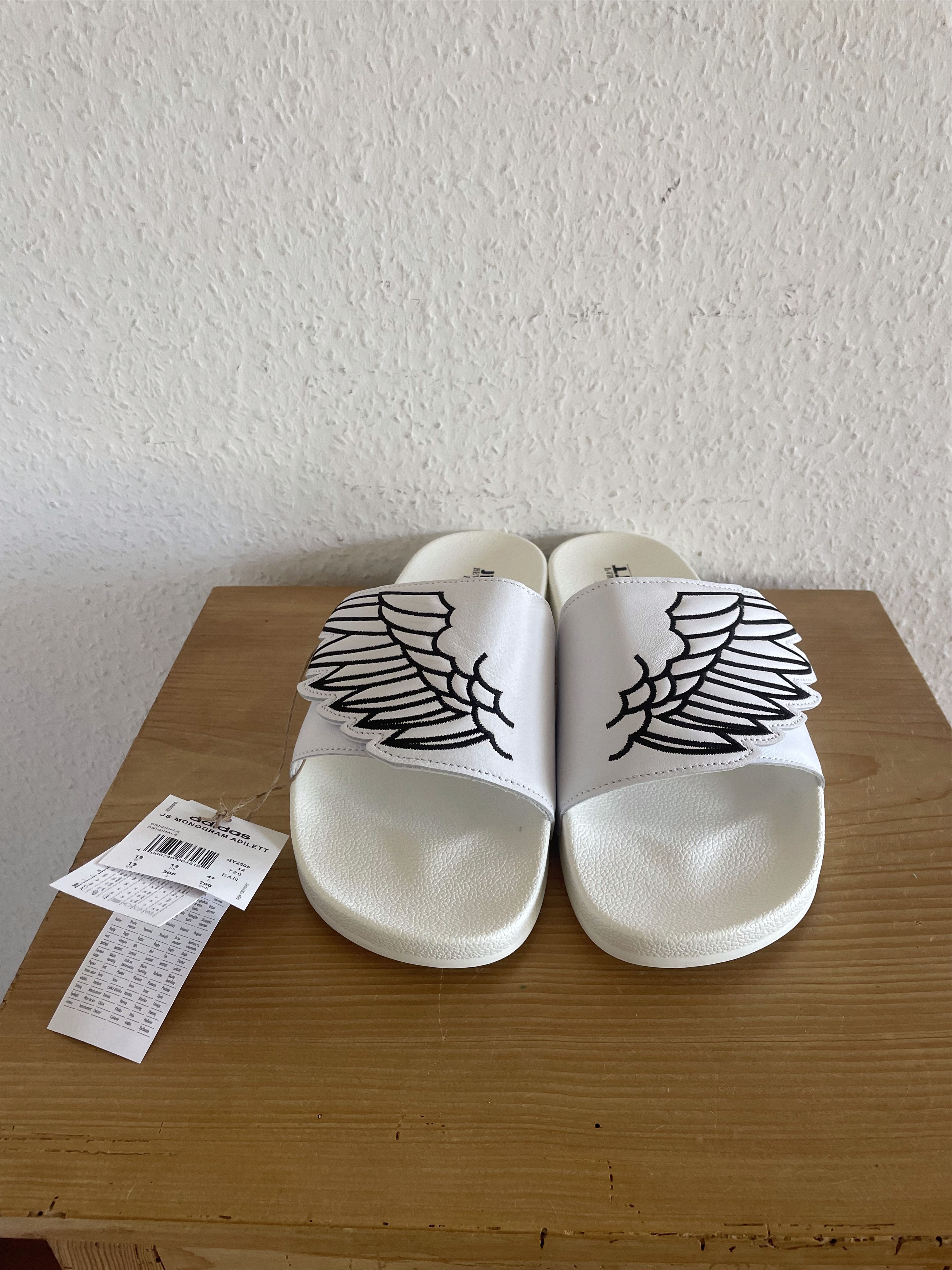 Adidas × Jeremy Scott Wings Adilette Slides Size US 12 / EU 45 - 1 Thumbnail