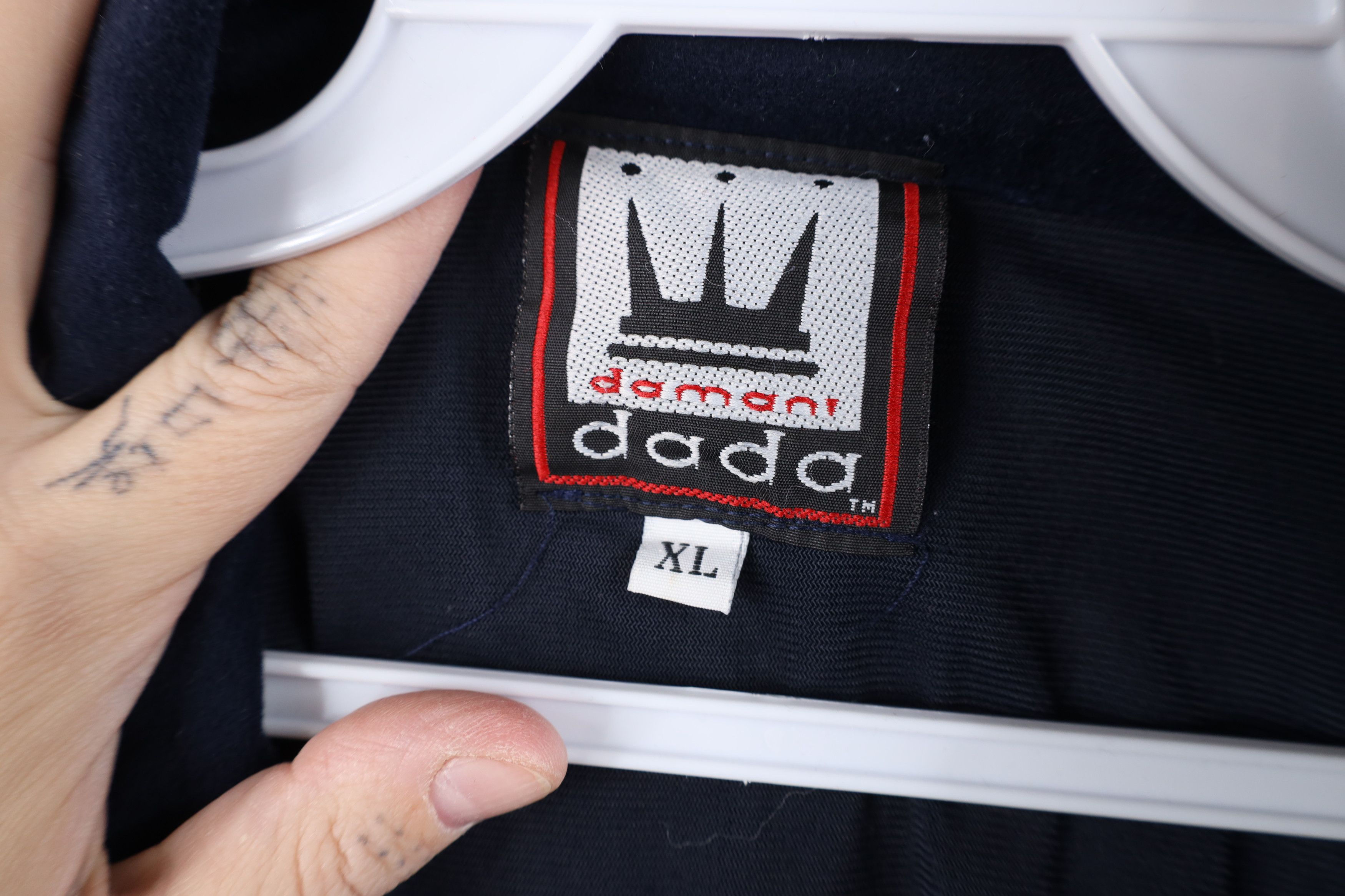 Vintage Vintage 90s Y2K DADA Basketball Half Zip Collared Jacket Size US XL / EU 56 / 4 - 5 Thumbnail