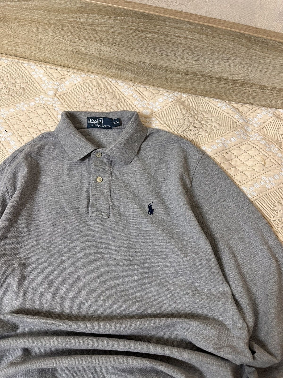 Polo Ralph Lauren 🔥 Polo Ralph Lauren Long Sleeve Polo Shirt Logo Chief Keef Size US M / EU 48-50 / 2 - 2 Thumbnail