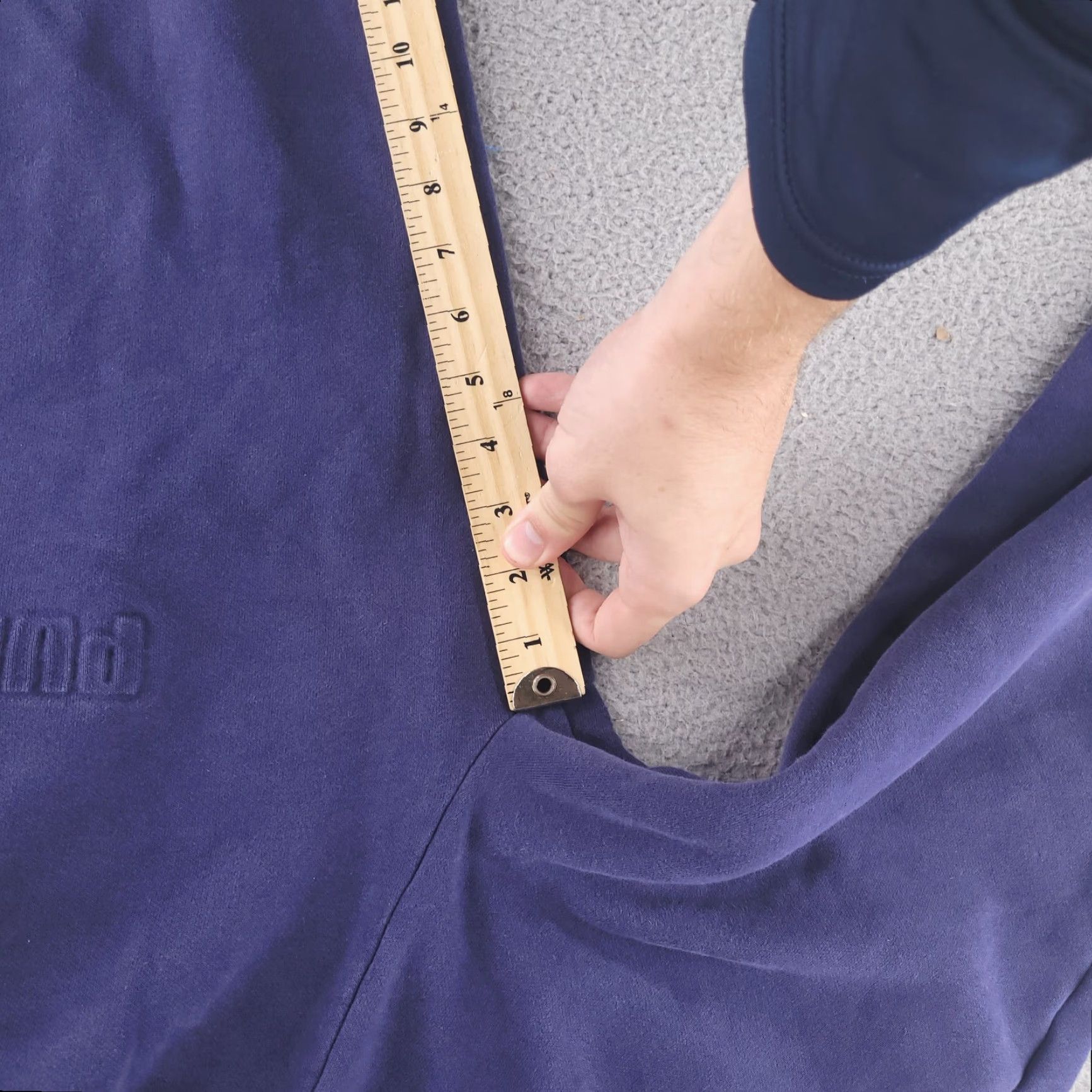 Puma PUMA Pants Mens Small Sweatpants Slim Tapered Joggers 27" Inseam Blue Size US 28 / EU 44 - 7 Thumbnail