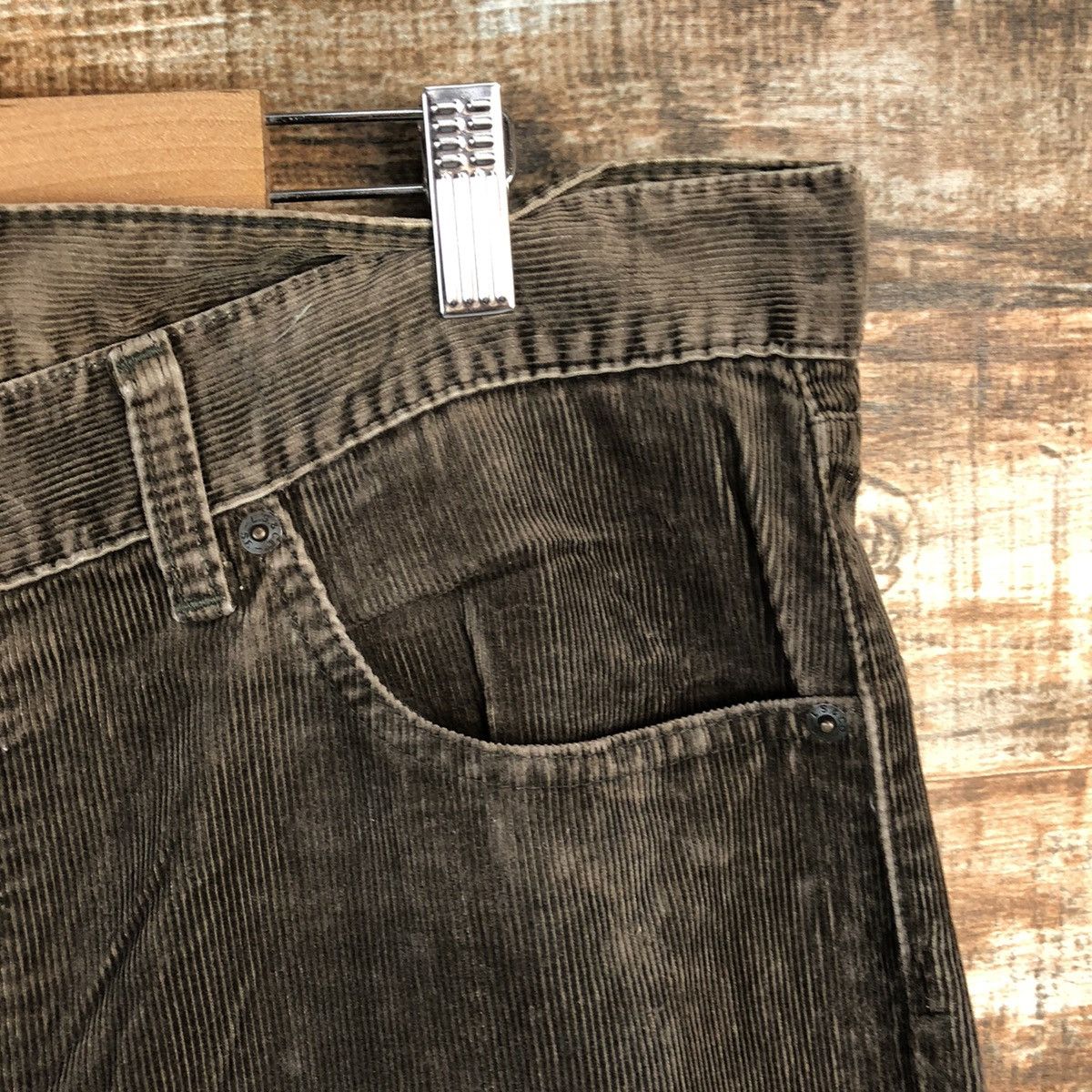 Levi's DL 502 Levis Brown Corduroy vintage Pants #C116 Size US 36 / EU 52 - 8 Thumbnail