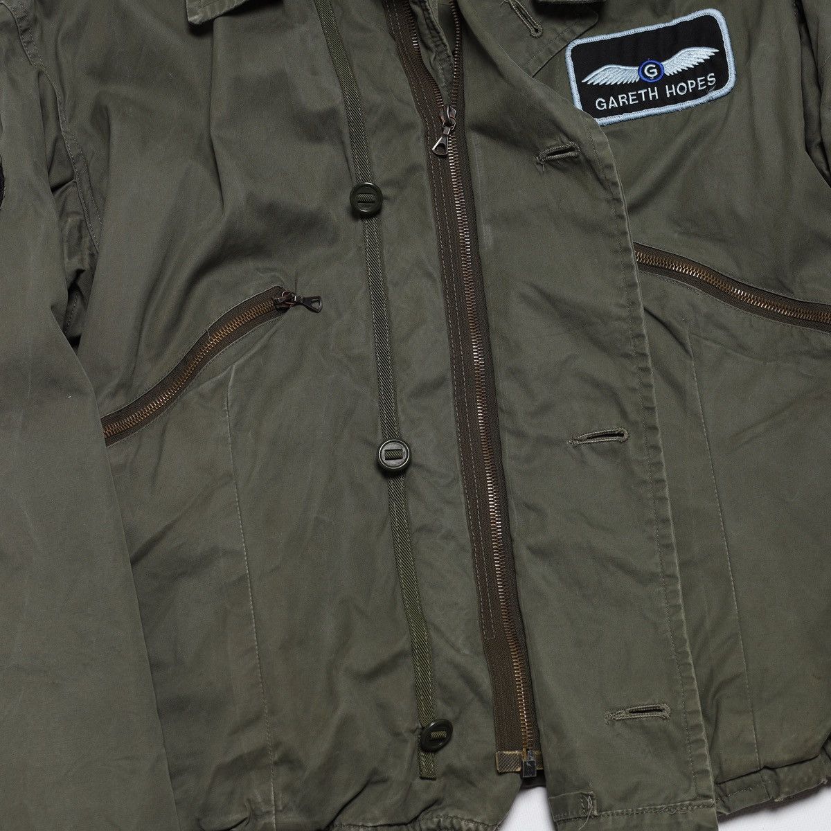 Vintage Vintage RAF MK3 Cold Weather Flying Jacket Bomber Olive Size US XL / EU 56 / 4 - 18 Thumbnail